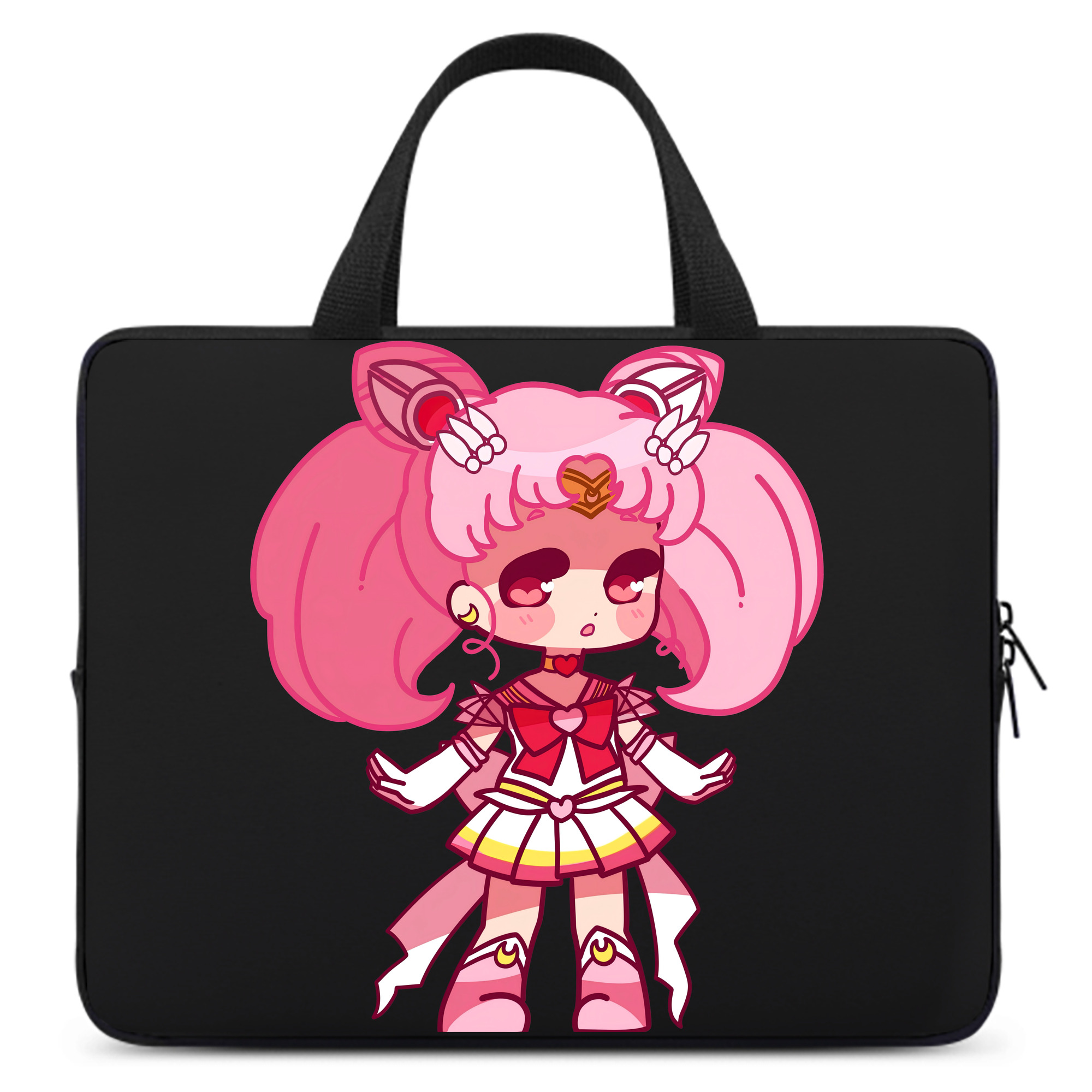 （画像用） 美少女戦士セーラームーン ちびうさ Sailor Moon Chibiusa Tsukino Usagi Small Lady Serenity 手提げノートパソコンバッグ
