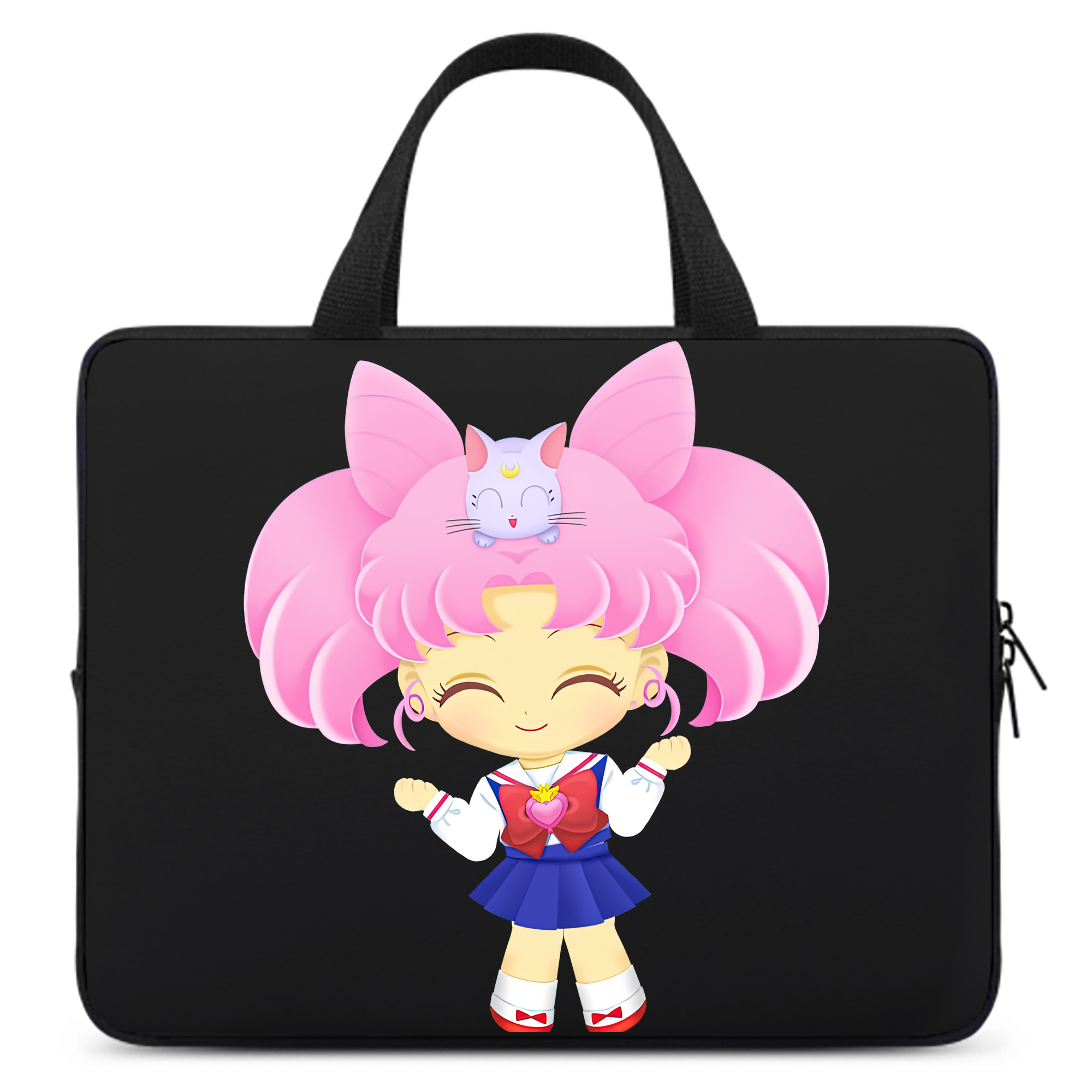 （画像用） 美少女戦士セーラームーン ちびうさ Sailor Moon Chibiusa Tsukino Usagi Small Lady Serenity 手提げノートパソコンバッグ