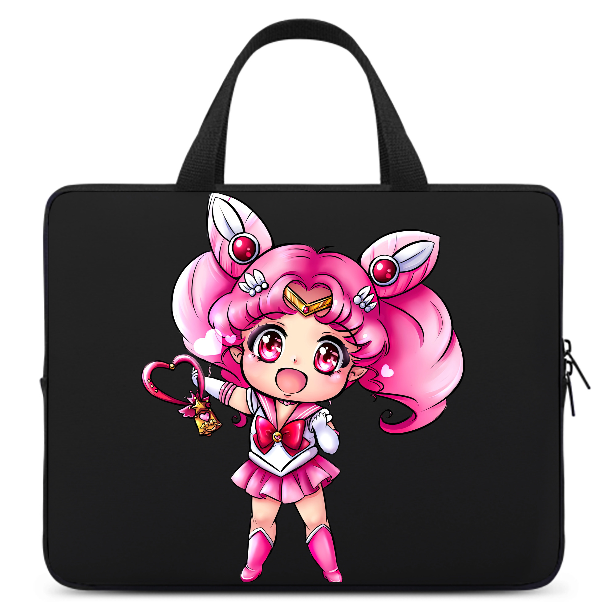 （画像用） 美少女戦士セーラームーン ちびうさ Sailor Moon Chibiusa Tsukino Usagi Small Lady Serenity 手提げノートパソコンバッグ