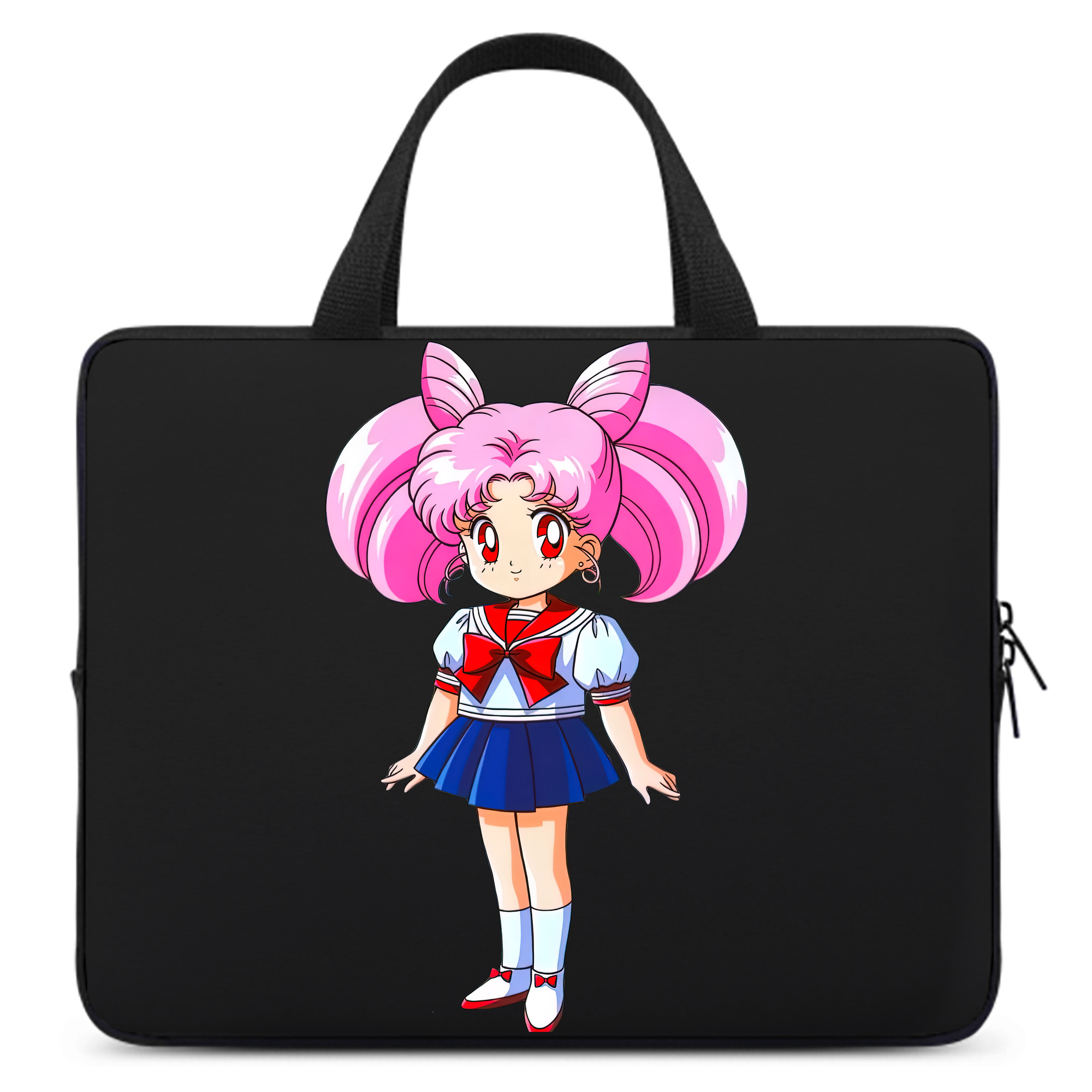（画像用） 美少女戦士セーラームーン ちびうさ Sailor Moon Chibiusa Tsukino Usagi Small Lady Serenity 手提げノートパソコンバッグ