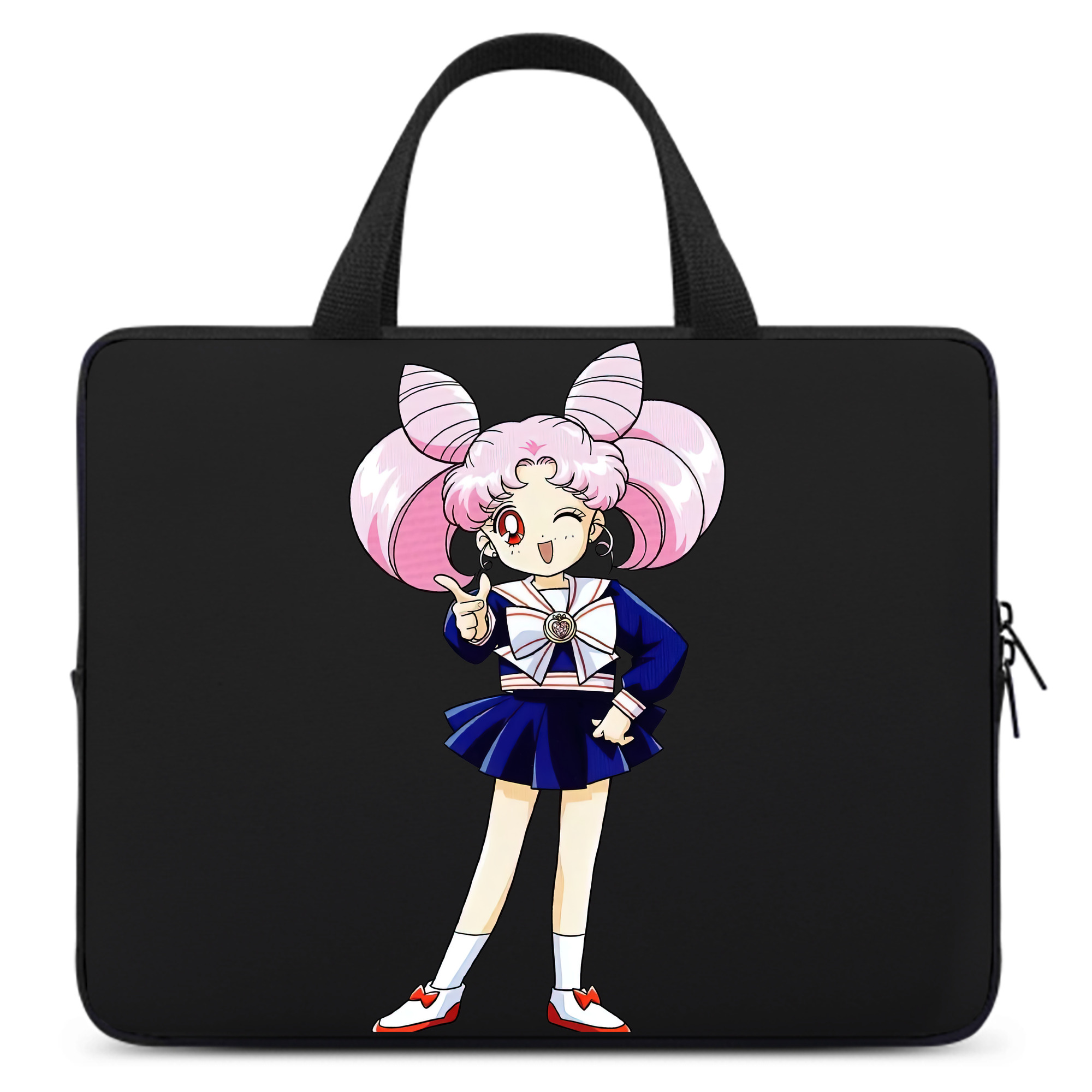 （画像用） 美少女戦士セーラームーン ちびうさ Sailor Moon Chibiusa Tsukino Usagi Small Lady Serenity 手提げノートパソコンバッグ