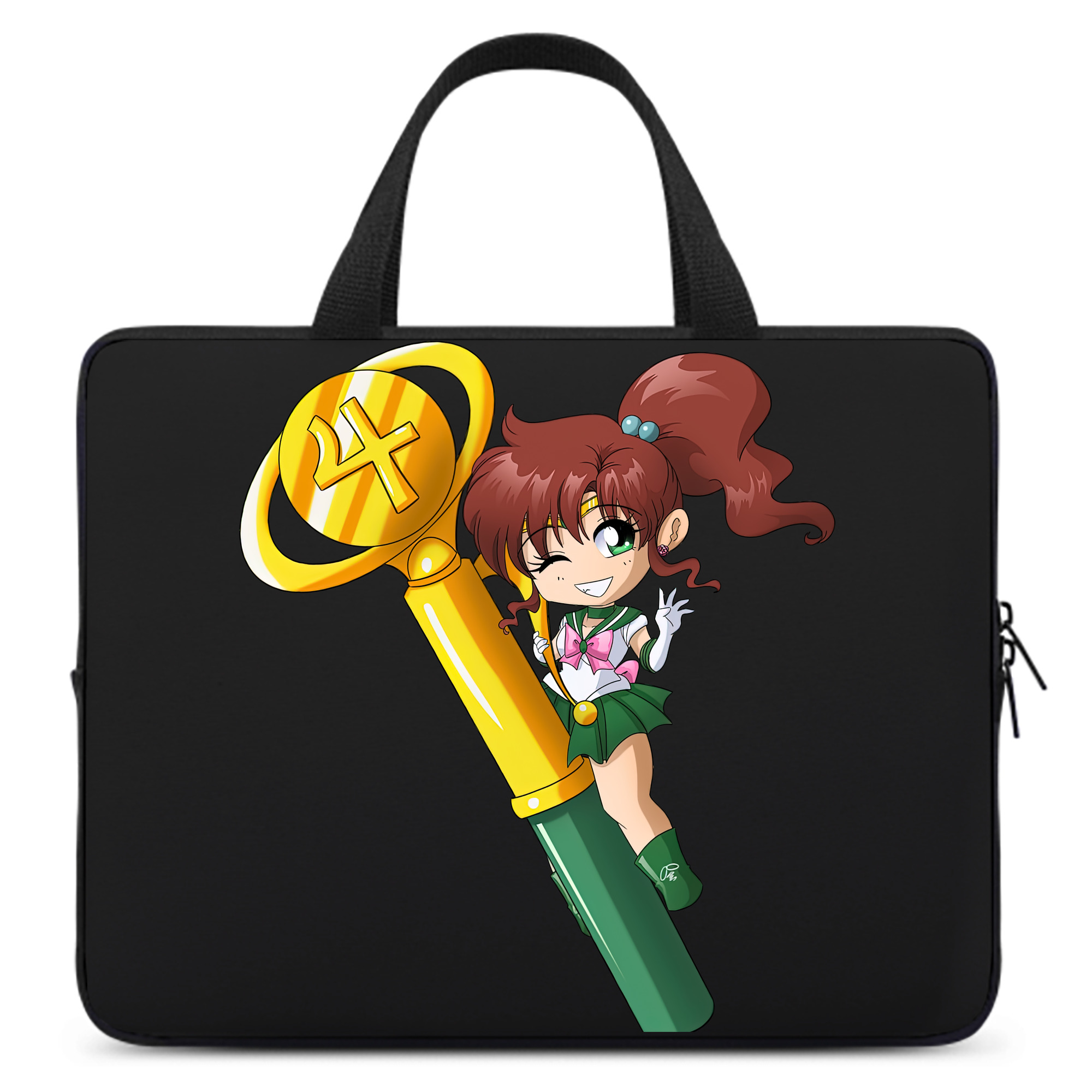 （画像用） 美少女戦士セーラームーン 木野 まこと きの まこと Sailor Moon Kino Makoto （セーラージュピター；Sailor Jupiter） 手提げノートパソコンバッグ