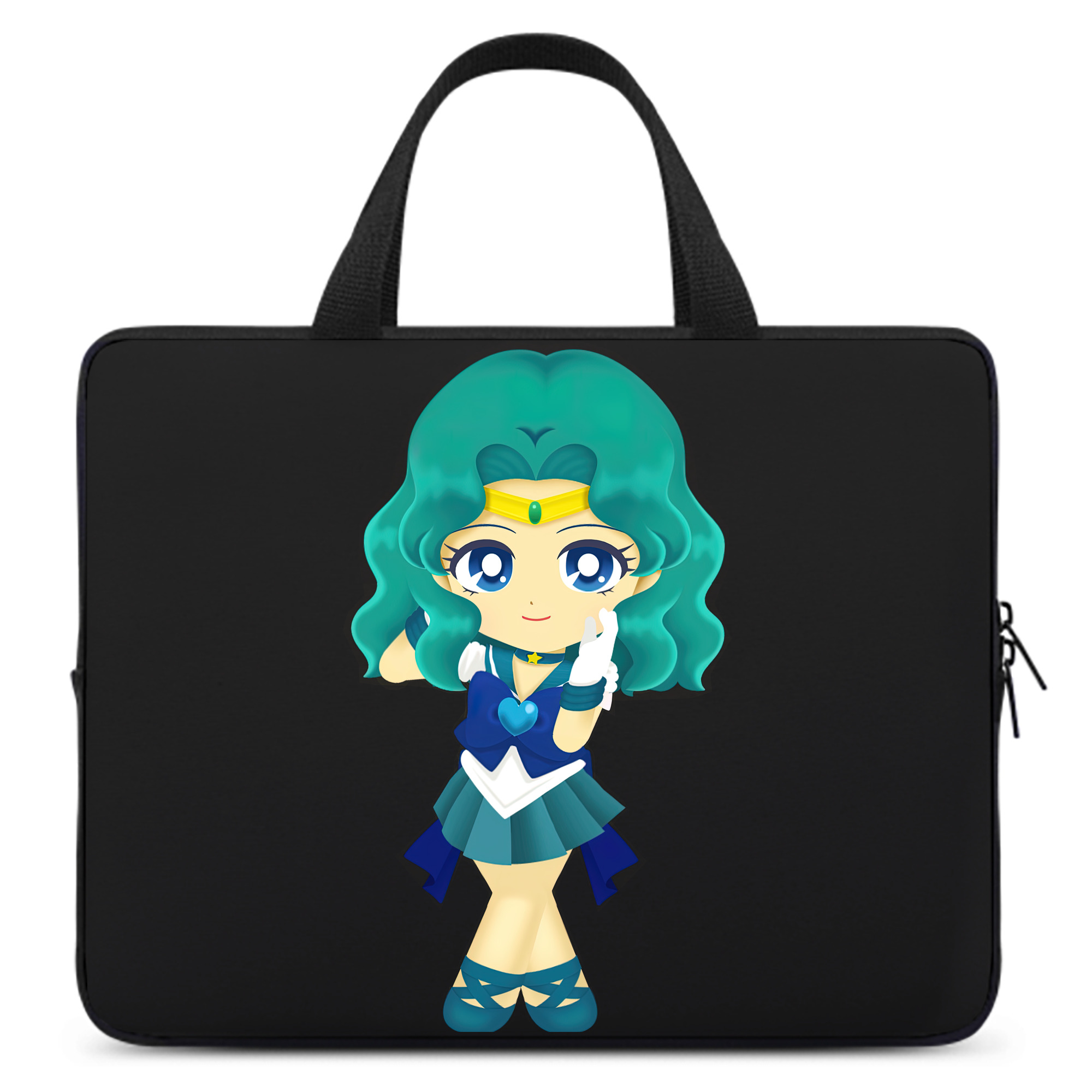 （画像用） 美少女戦士セーラームーン 海王 みちる（かいおう みちる） Sailor Moon Kaiou Michiru 手提げノートパソコンバッグ