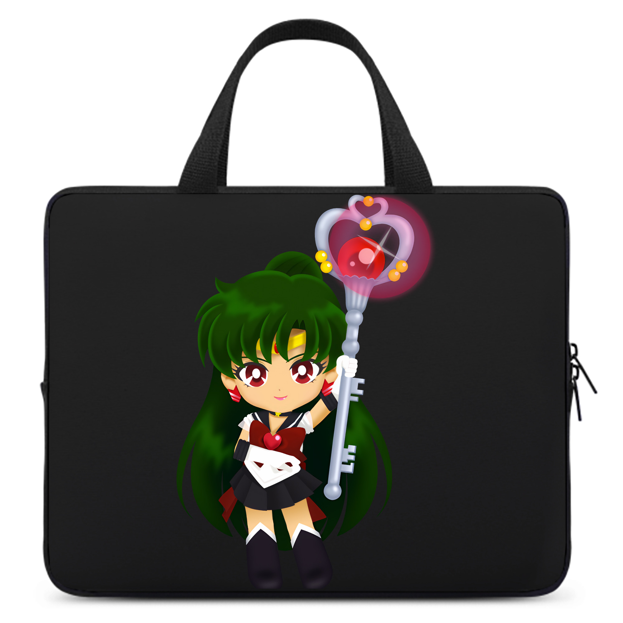 （画像用） 美少女戦士セーラームーン 冥王せつな Sailor Moon Meiou Setsuna 手提げノートパソコンバッグ