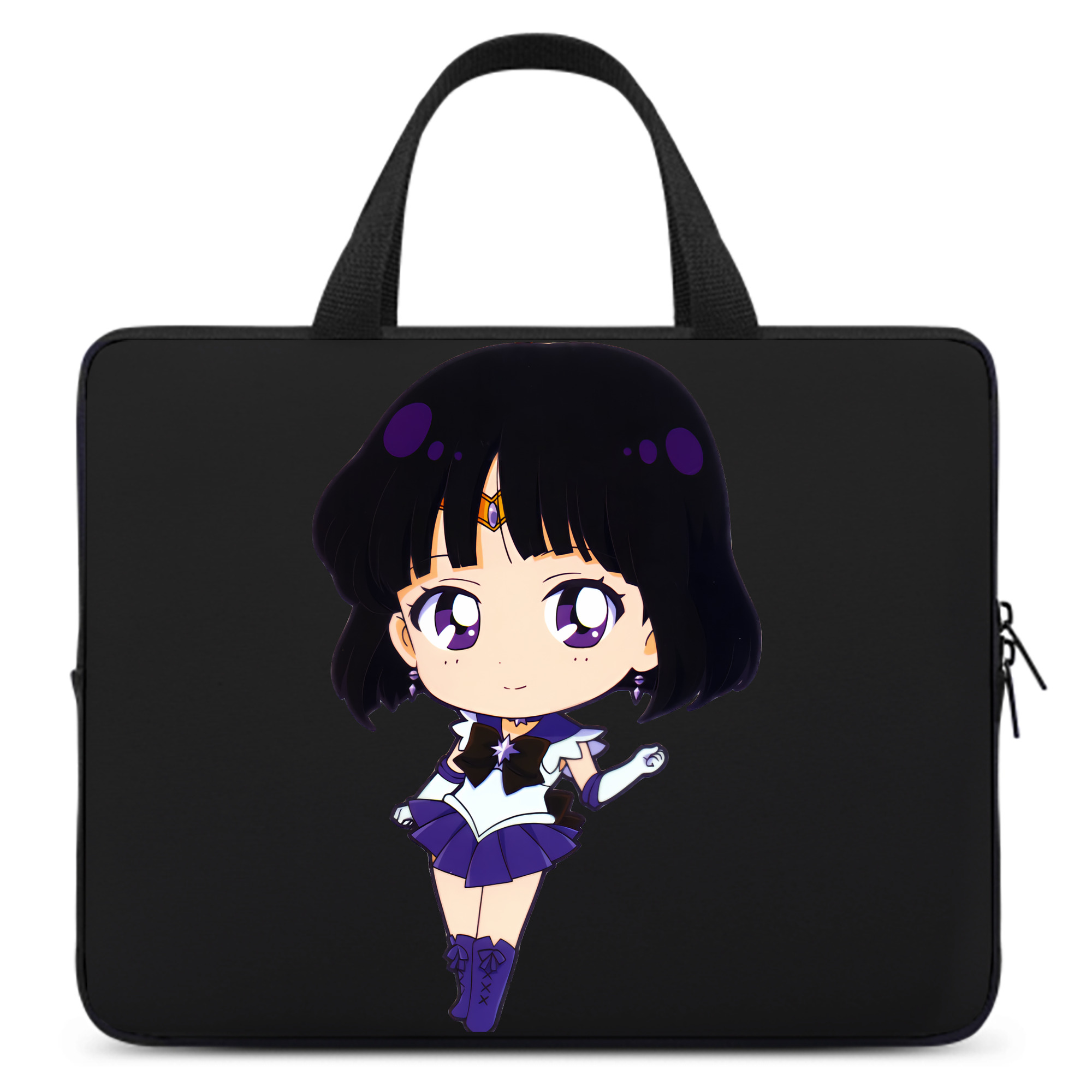 （画像用） 美少女戦士セーラームーン 土萠ほたる Sailor Moon Tomoe Hotaru （セーラーサターン；Sailor Saturn） 手提げノートパソコンバッグ