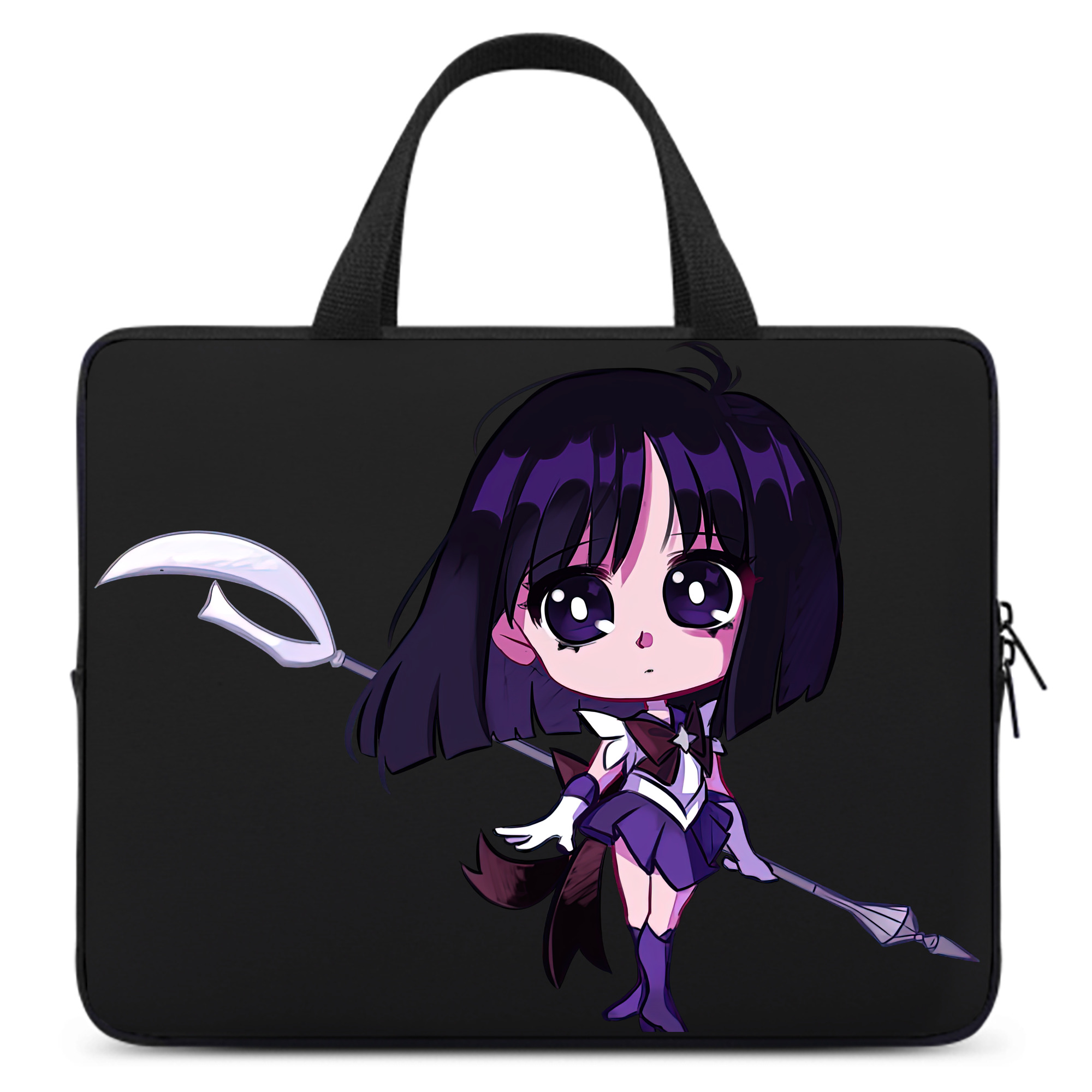 （画像用） 美少女戦士セーラームーン 土萠ほたる Sailor Moon Tomoe Hotaru （セーラーサターン；Sailor Saturn） 手提げノートパソコンバッグ