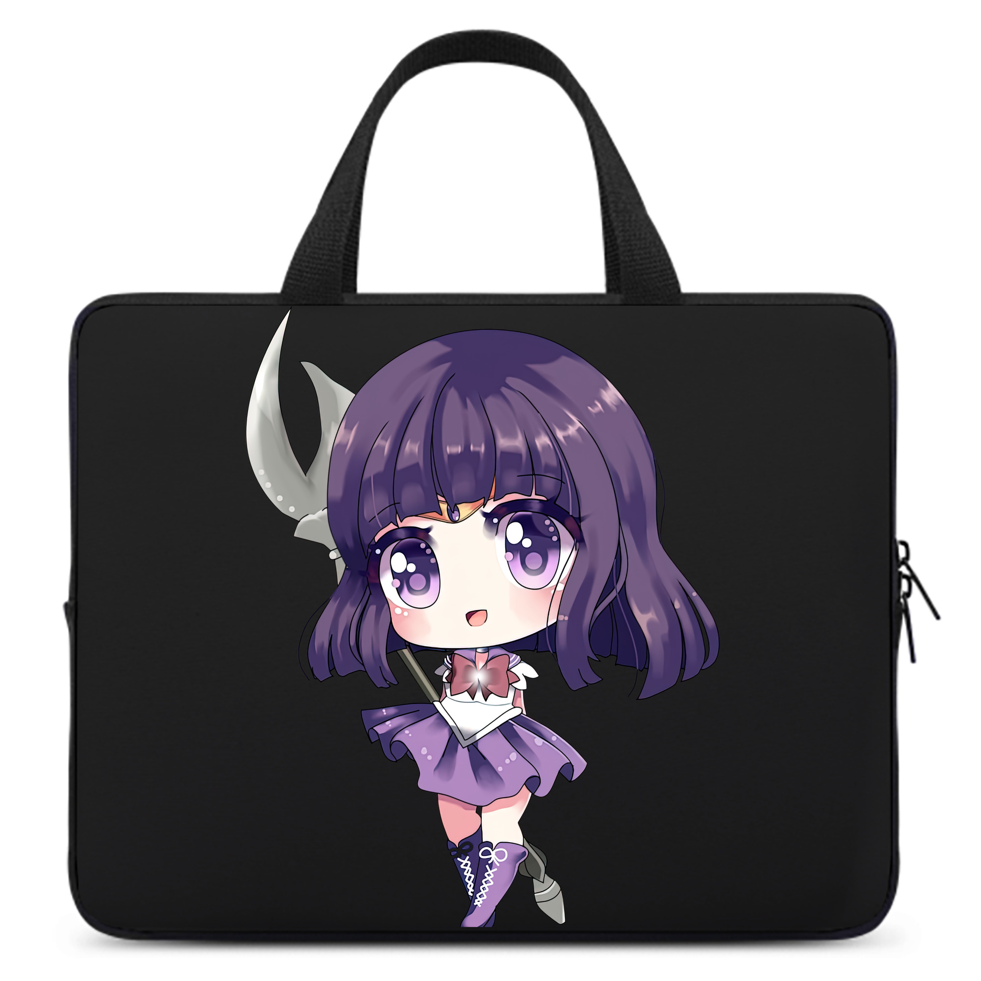 （画像用） 美少女戦士セーラームーン 土萠ほたる Sailor Moon Tomoe Hotaru （セーラーサターン；Sailor Saturn） 手提げノートパソコンバッグ