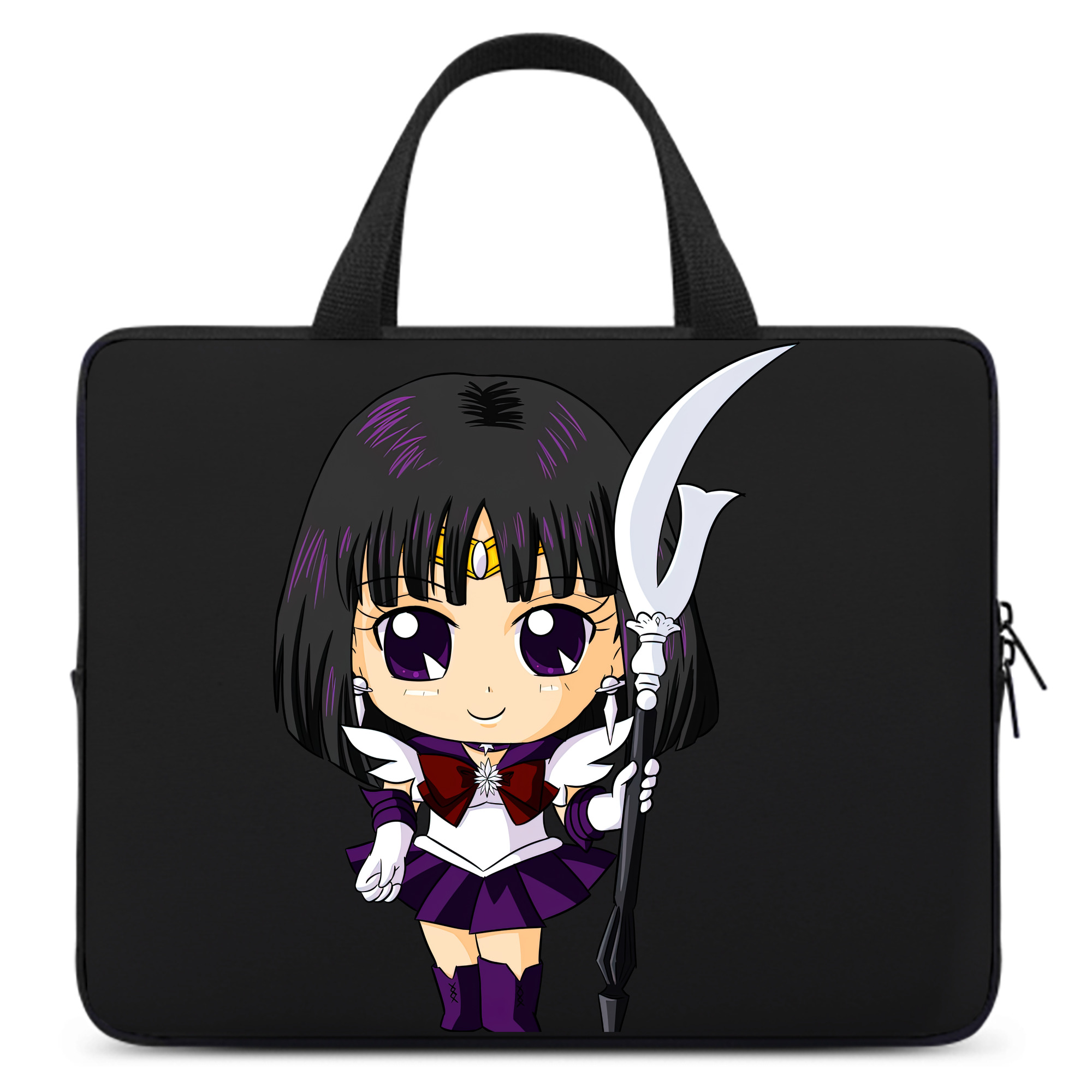 （画像用） 美少女戦士セーラームーン 土萠ほたる Sailor Moon Tomoe Hotaru （セーラーサターン；Sailor Saturn） 手提げノートパソコンバッグ