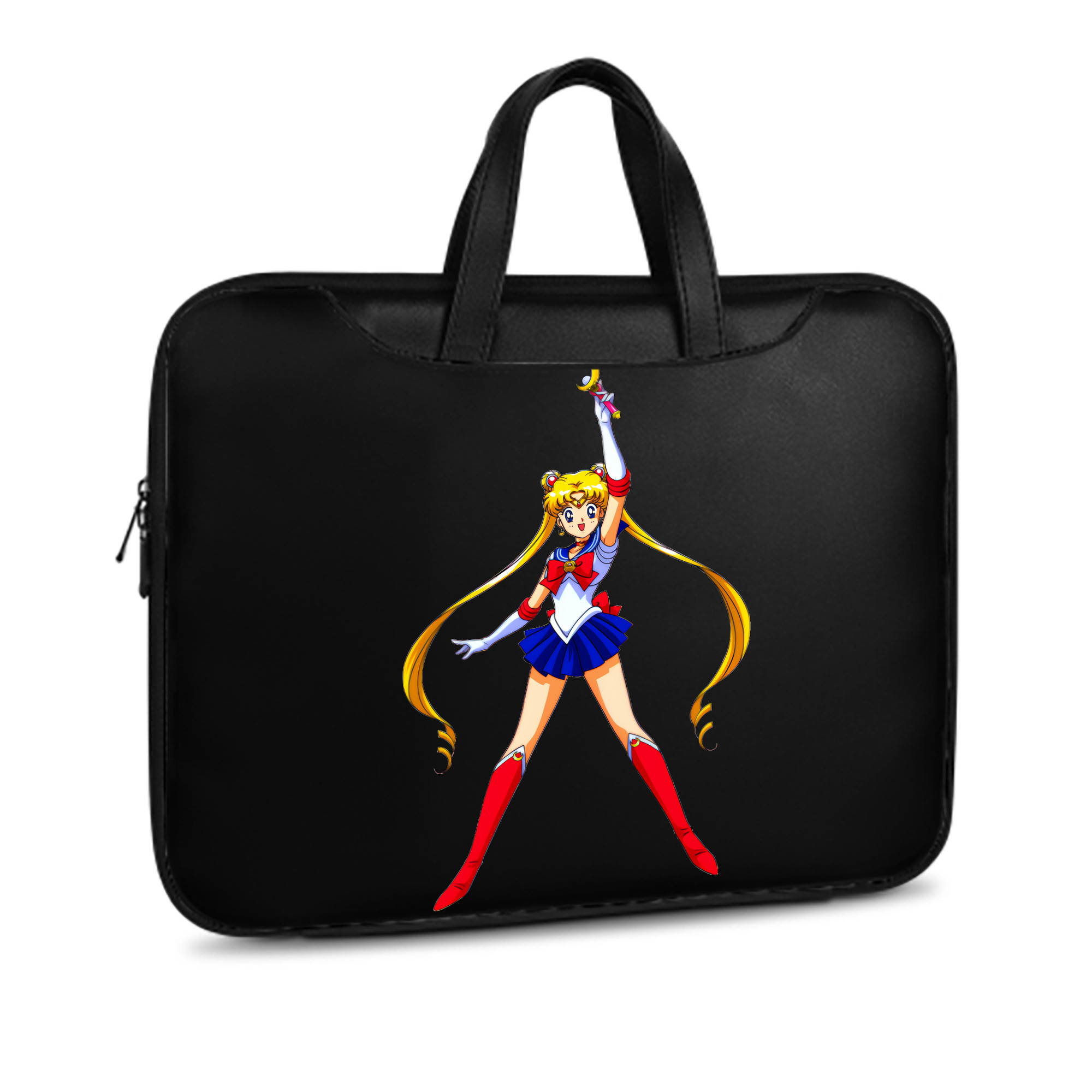 （画像用） 美少女戦士セーラームーン 月野 うさぎ つきの うさぎ Sailor Moon Tsukino Usagi レザーラップトップバッグ　ノートパソコンケース