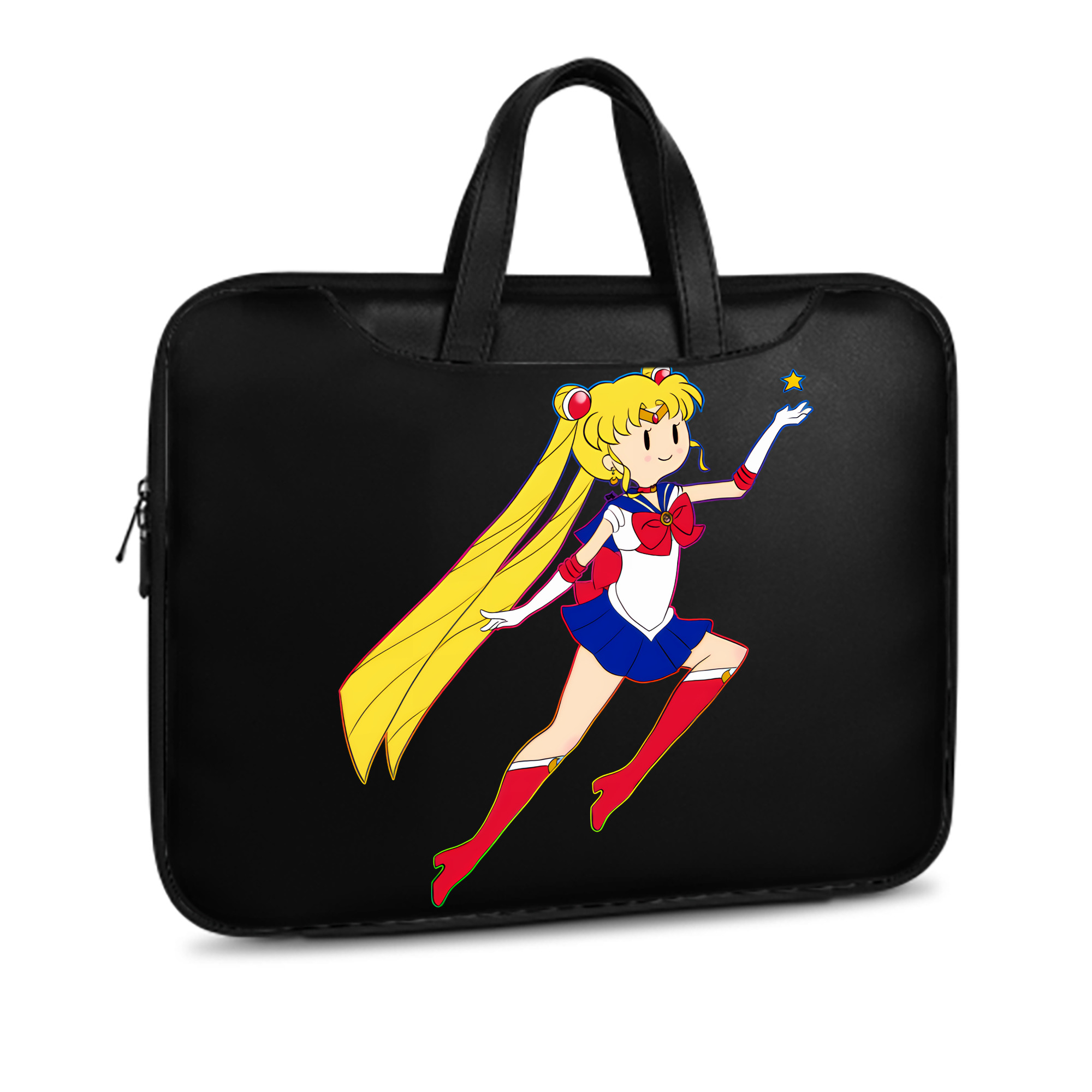 （画像用） 美少女戦士セーラームーン 月野 うさぎ つきの うさぎ Sailor Moon Tsukino Usagi レザーラップトップバッグ　ノートパソコンケース