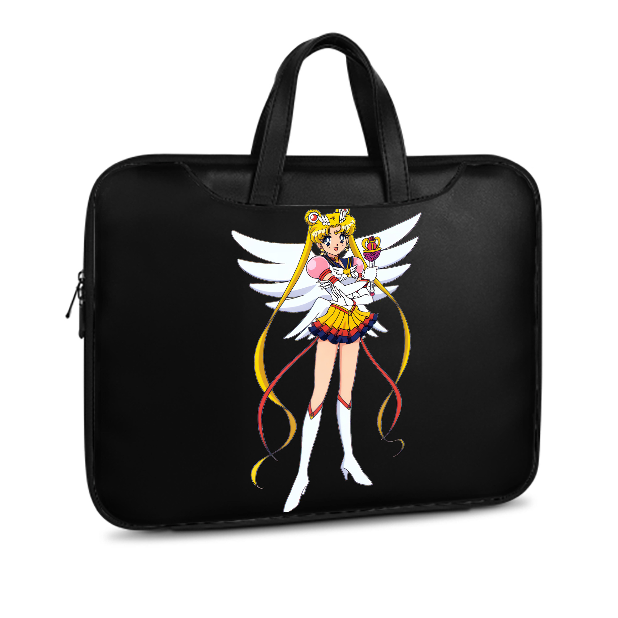 （画像用） 美少女戦士セーラームーン 月野 うさぎ つきの うさぎ Sailor Moon Tsukino Usagi レザーラップトップバッグ　ノートパソコンケース