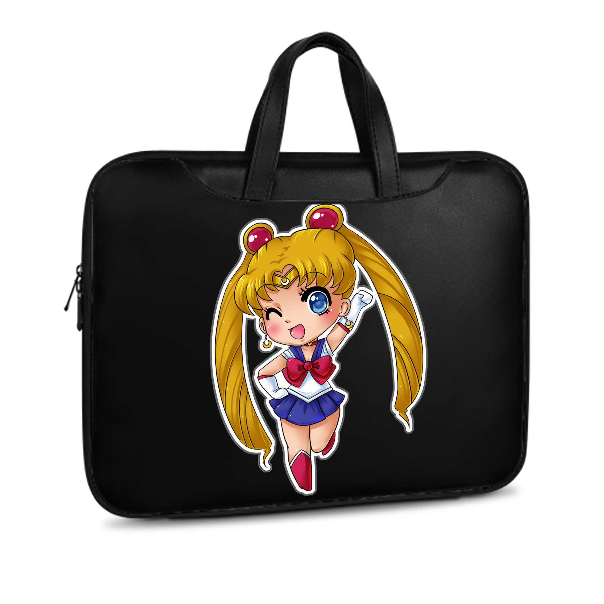 （画像用） 美少女戦士セーラームーン 月野 うさぎ つきの うさぎ Sailor Moon Tsukino Usagi レザーラップトップバッグ　ノートパソコンケース