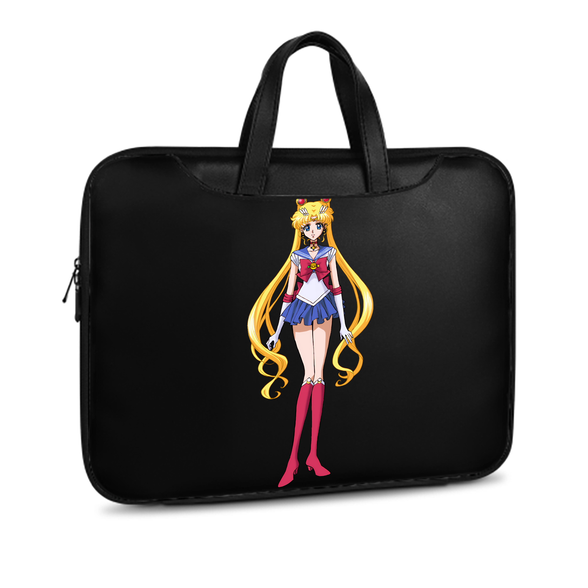 （画像用） 美少女戦士セーラームーン 月野 うさぎ つきの うさぎ Sailor Moon Tsukino Usagi レザーラップトップバッグ　ノートパソコンケース