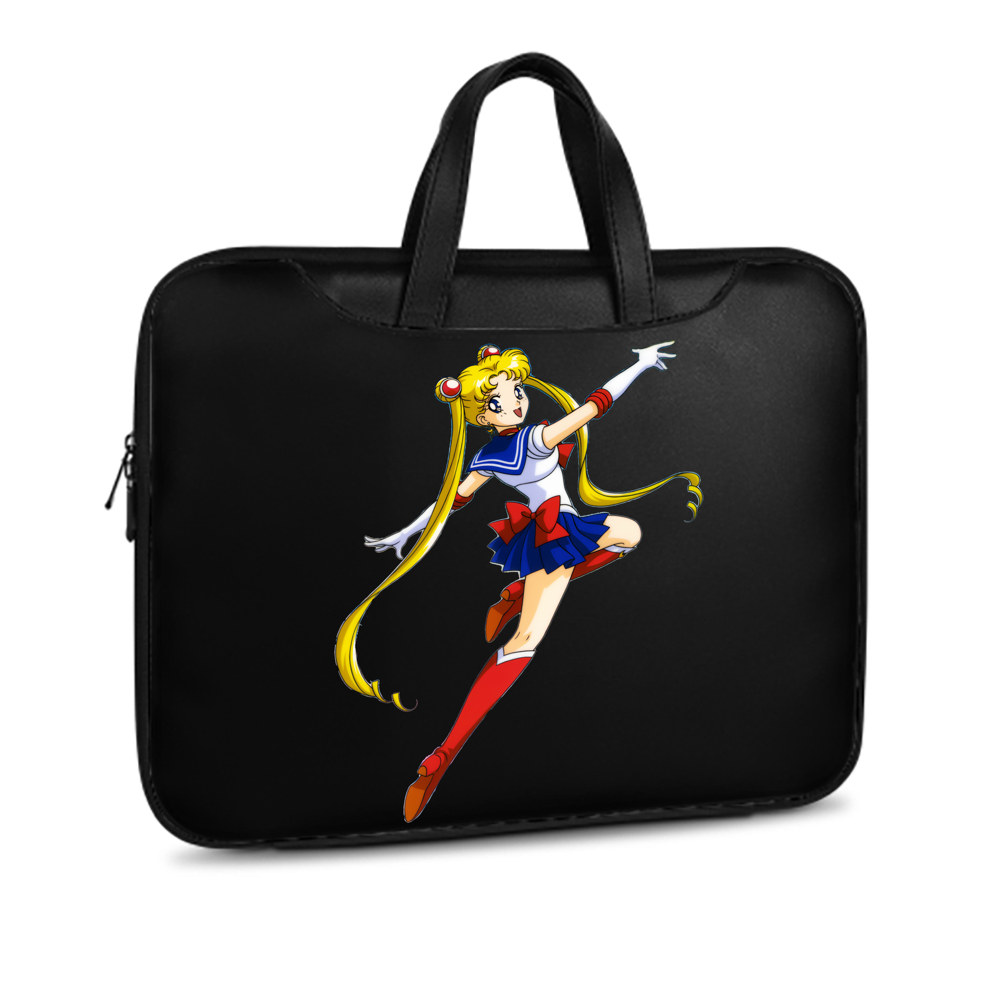 （画像用） 美少女戦士セーラームーン 月野 うさぎ つきの うさぎ Sailor Moon Tsukino Usagi レザーラップトップバッグ　ノートパソコンケース