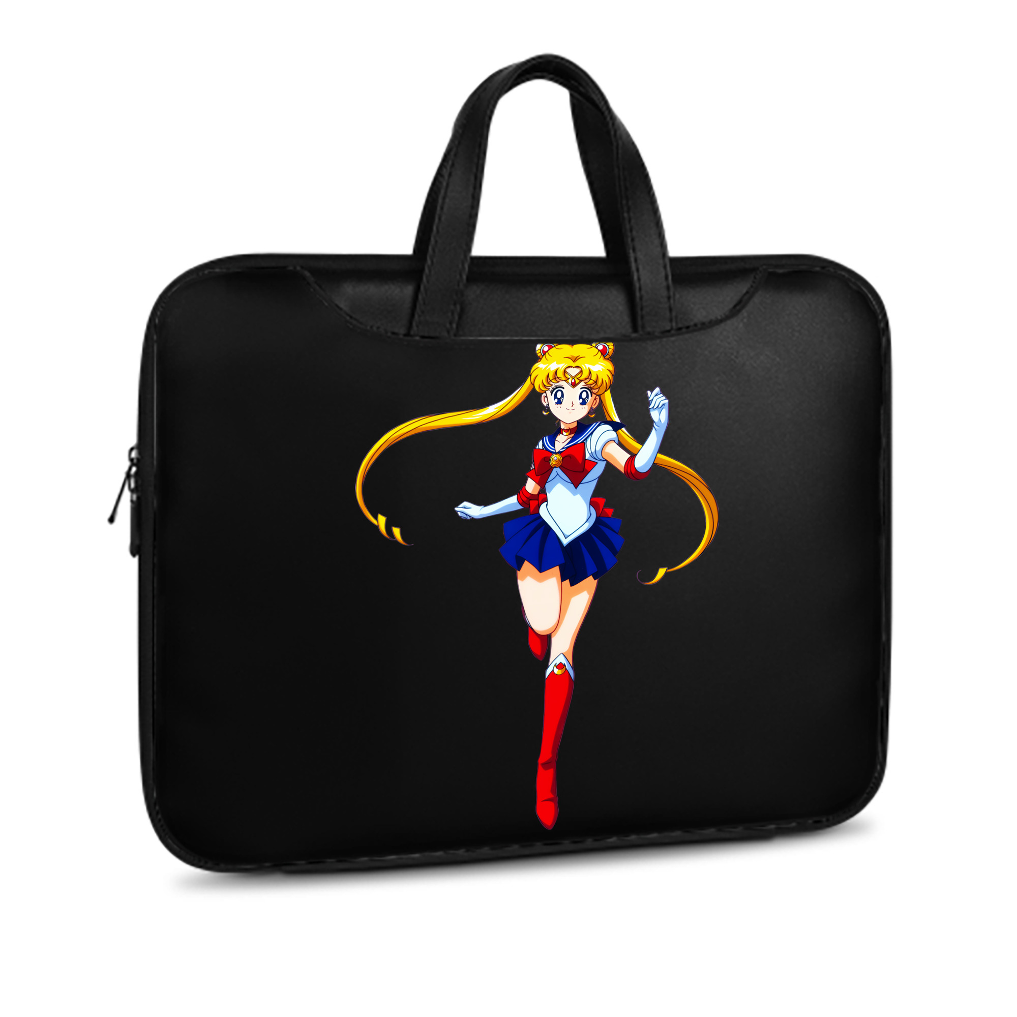（画像用） 美少女戦士セーラームーン 月野 うさぎ つきの うさぎ Sailor Moon Tsukino Usagi レザーラップトップバッグ　ノートパソコンケース