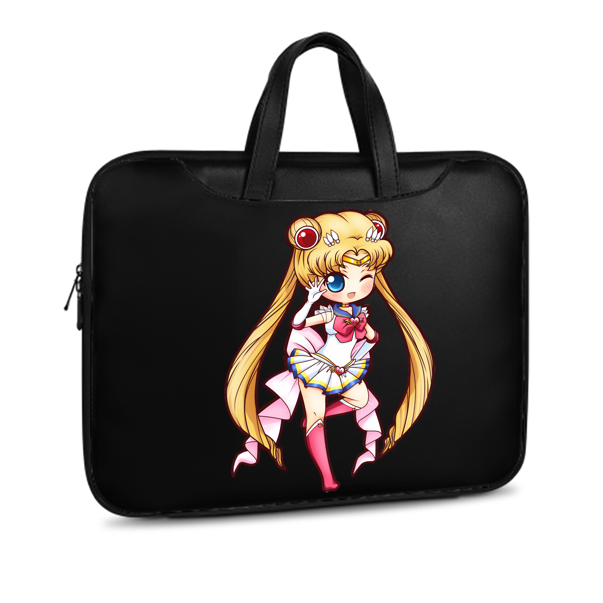 （画像用） 美少女戦士セーラームーン 月野 うさぎ つきの うさぎ Sailor Moon Tsukino Usagi レザーラップトップバッグ　ノートパソコンケース