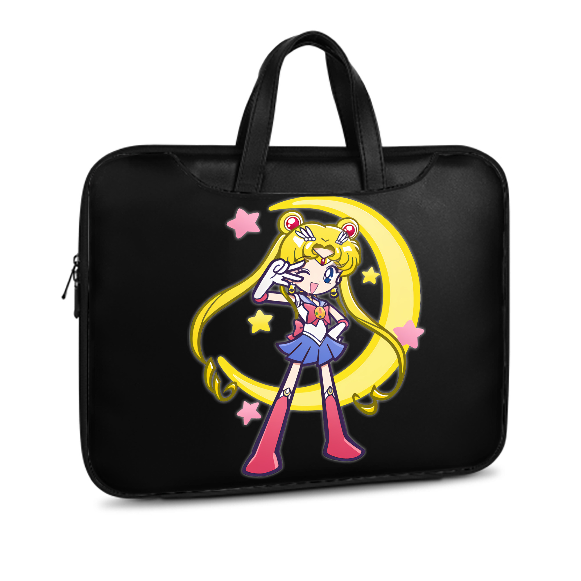 （画像用） 美少女戦士セーラームーン 月野 うさぎ つきの うさぎ Sailor Moon Tsukino Usagi レザーラップトップバッグ　ノートパソコンケース