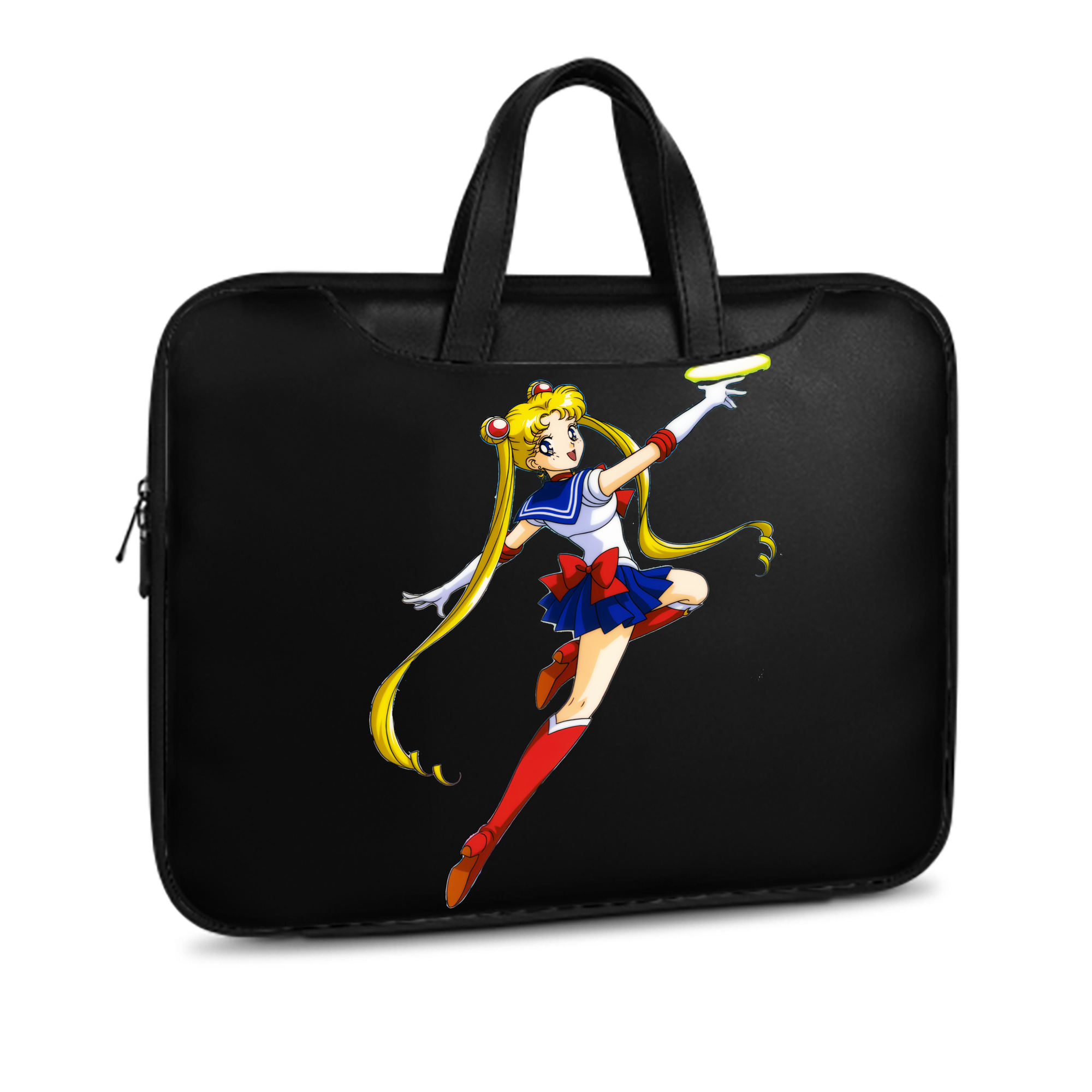 （画像用） 美少女戦士セーラームーン 月野 うさぎ つきの うさぎ Sailor Moon Tsukino Usagi レザーラップトップバッグ　ノートパソコンケース