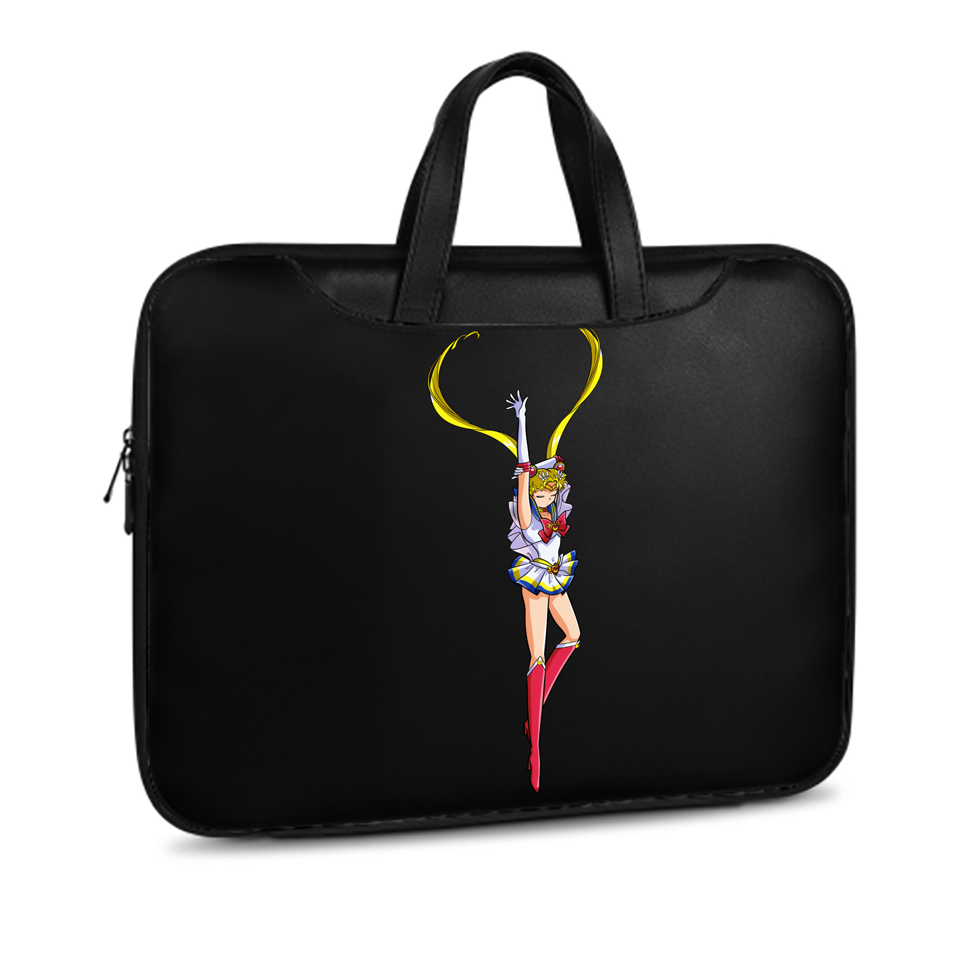 （画像用） 美少女戦士セーラームーン 月野 うさぎ つきの うさぎ Sailor Moon Tsukino Usagi レザーラップトップバッグ　ノートパソコンケース