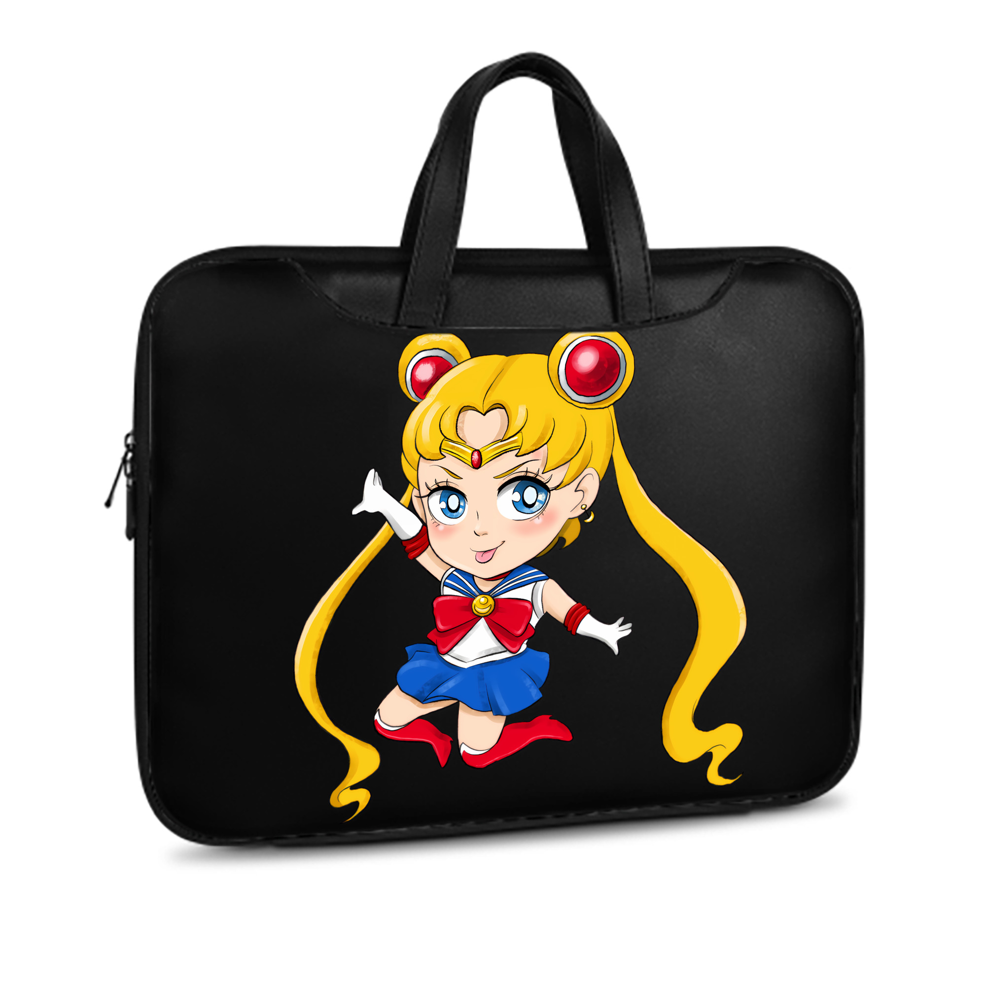 （画像用） 美少女戦士セーラームーン 月野 うさぎ つきの うさぎ Sailor Moon Tsukino Usagi レザーラップトップバッグ　ノートパソコンケース