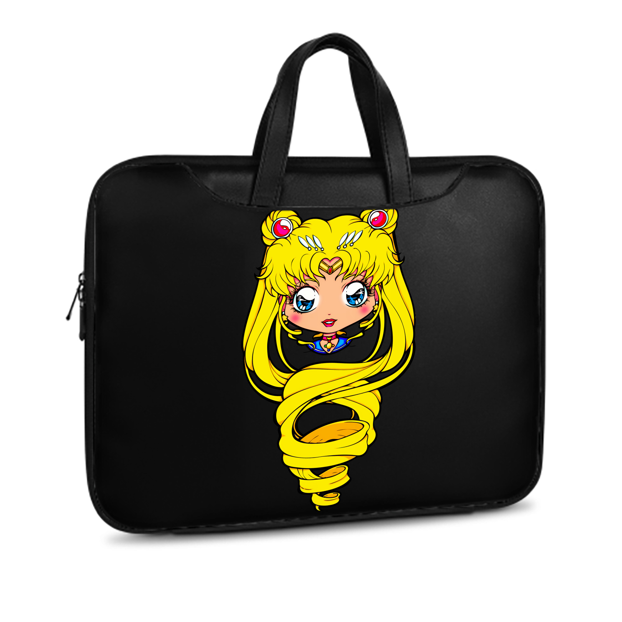 （画像用） 美少女戦士セーラームーン 月野 うさぎ つきの うさぎ Sailor Moon Tsukino Usagi レザーラップトップバッグ　ノートパソコンケース