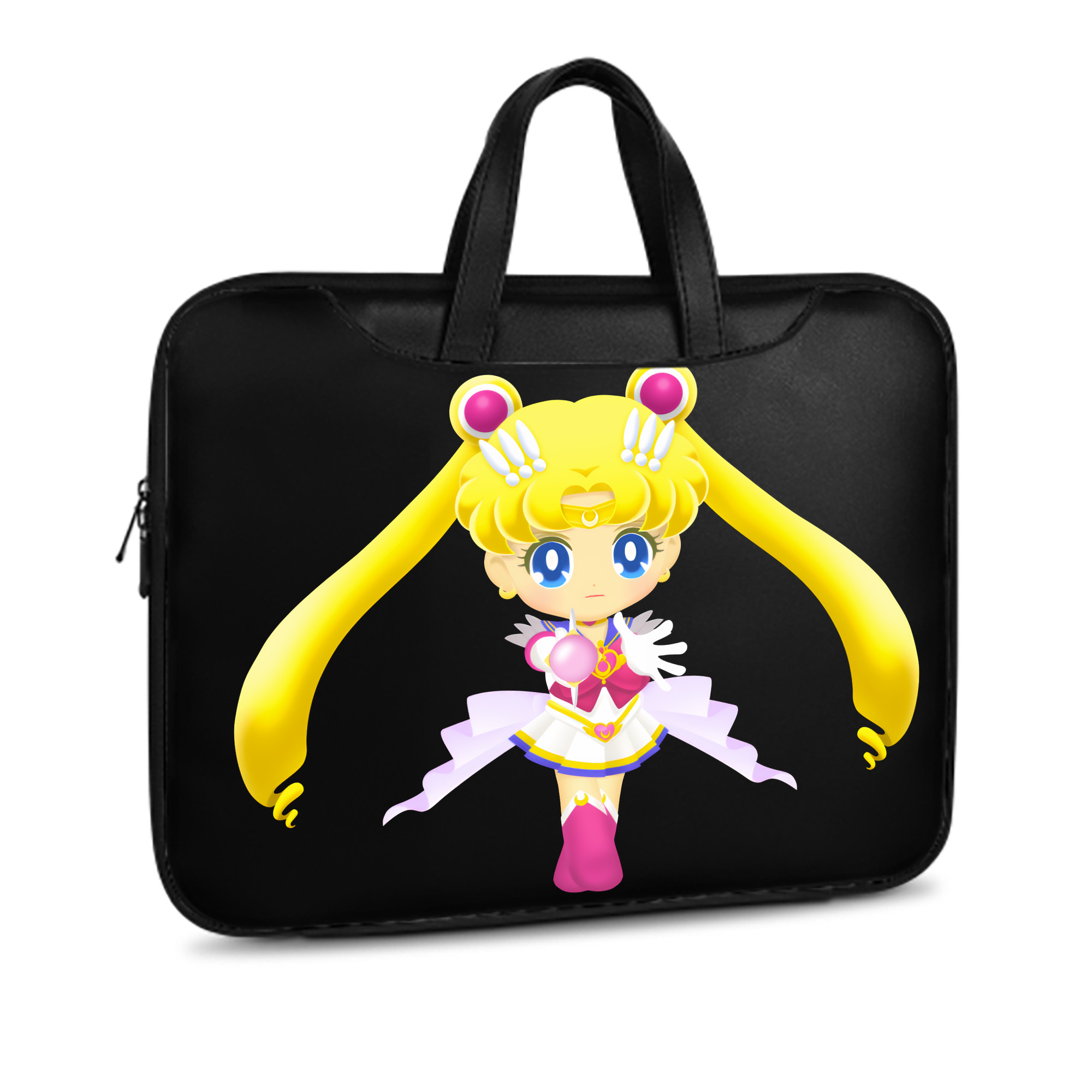 （画像用） 美少女戦士セーラームーン 月野 うさぎ つきの うさぎ Sailor Moon Tsukino Usagi レザーラップトップバッグ　ノートパソコンケース