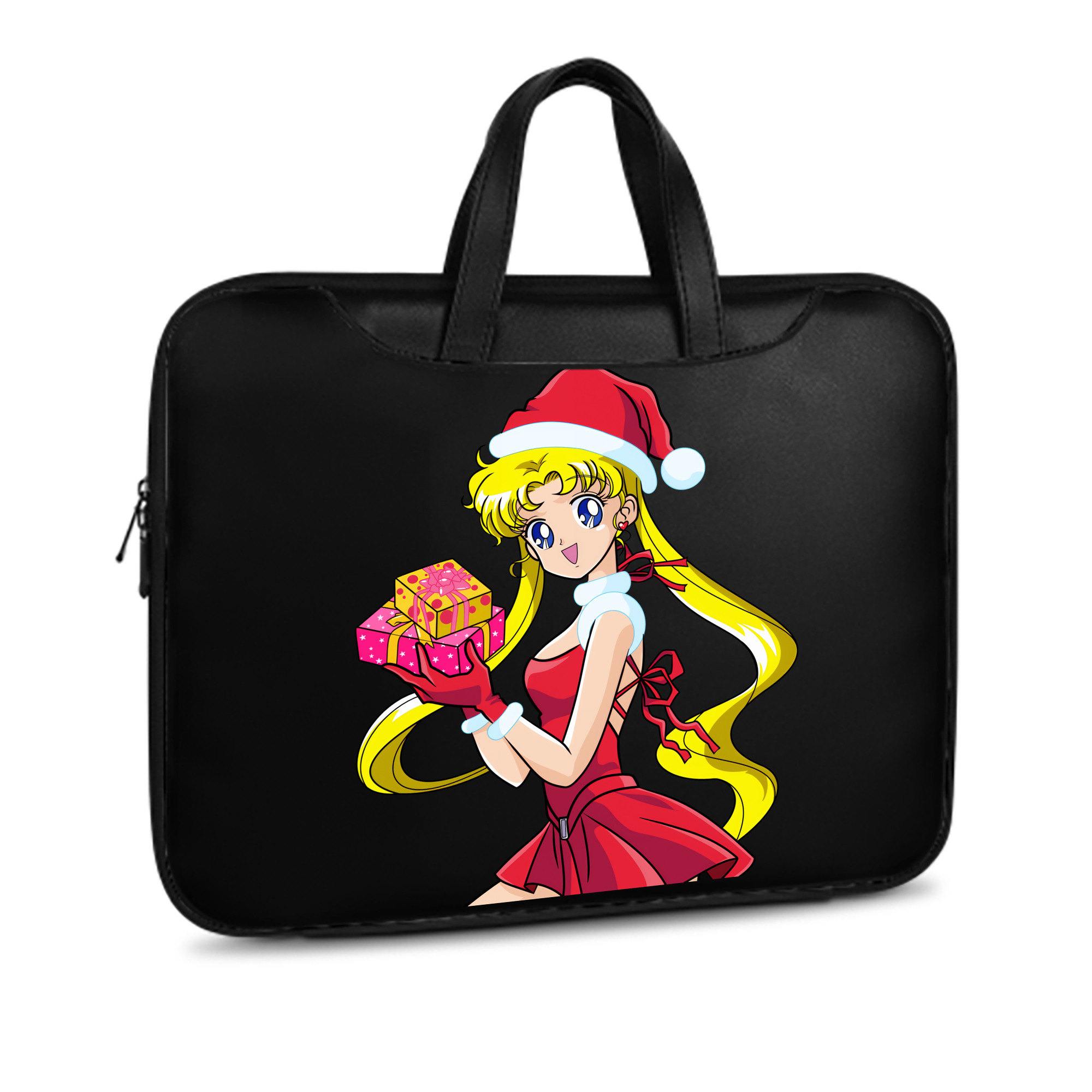 （画像用） 美少女戦士セーラームーン 月野 うさぎ つきの うさぎ Sailor Moon Tsukino Usagi レザーラップトップバッグ　ノートパソコンケース