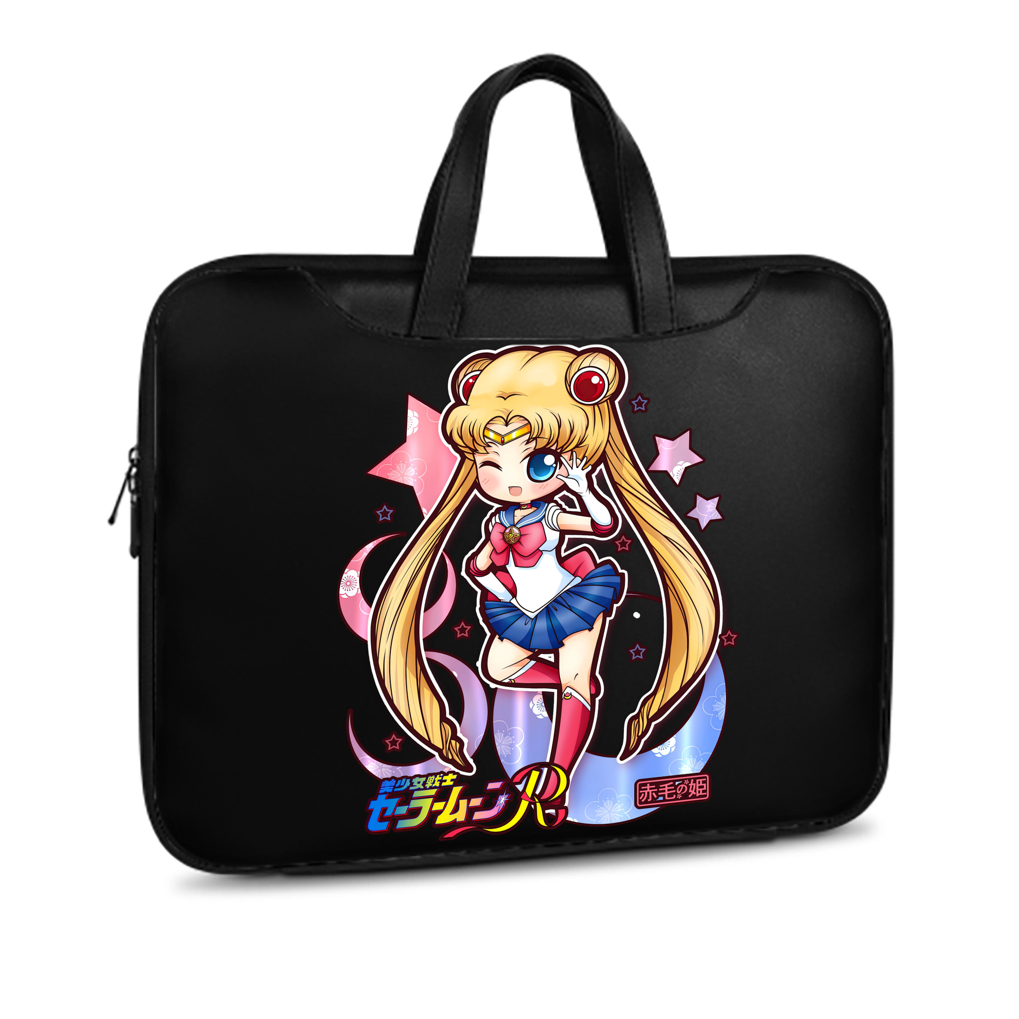 （画像用） 美少女戦士セーラームーン 月野 うさぎ つきの うさぎ Sailor Moon Tsukino Usagi レザーラップトップバッグ　ノートパソコンケース