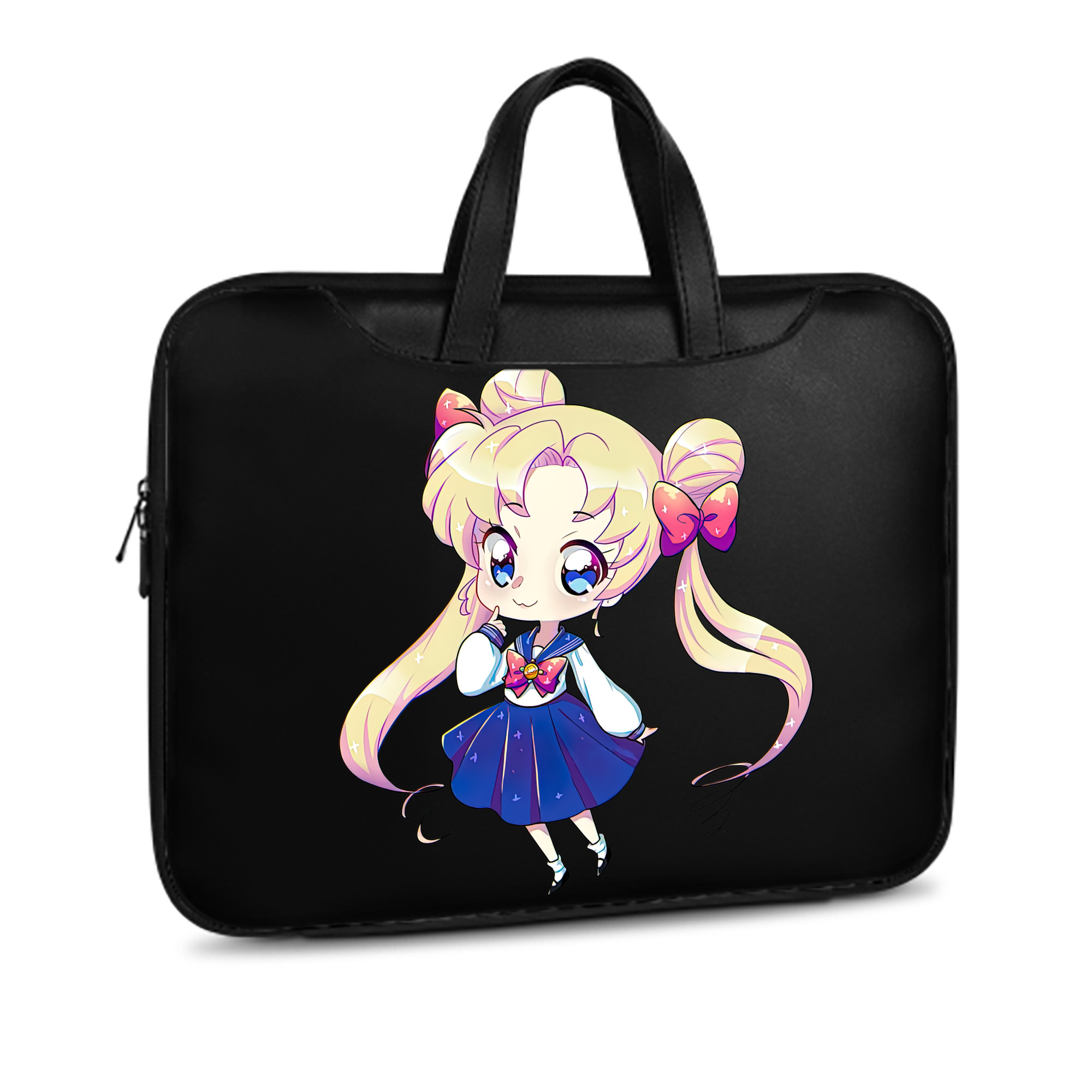 （画像用） 美少女戦士セーラームーン 月野 うさぎ つきの うさぎ Sailor Moon Tsukino Usagi レザーラップトップバッグ　ノートパソコンケース