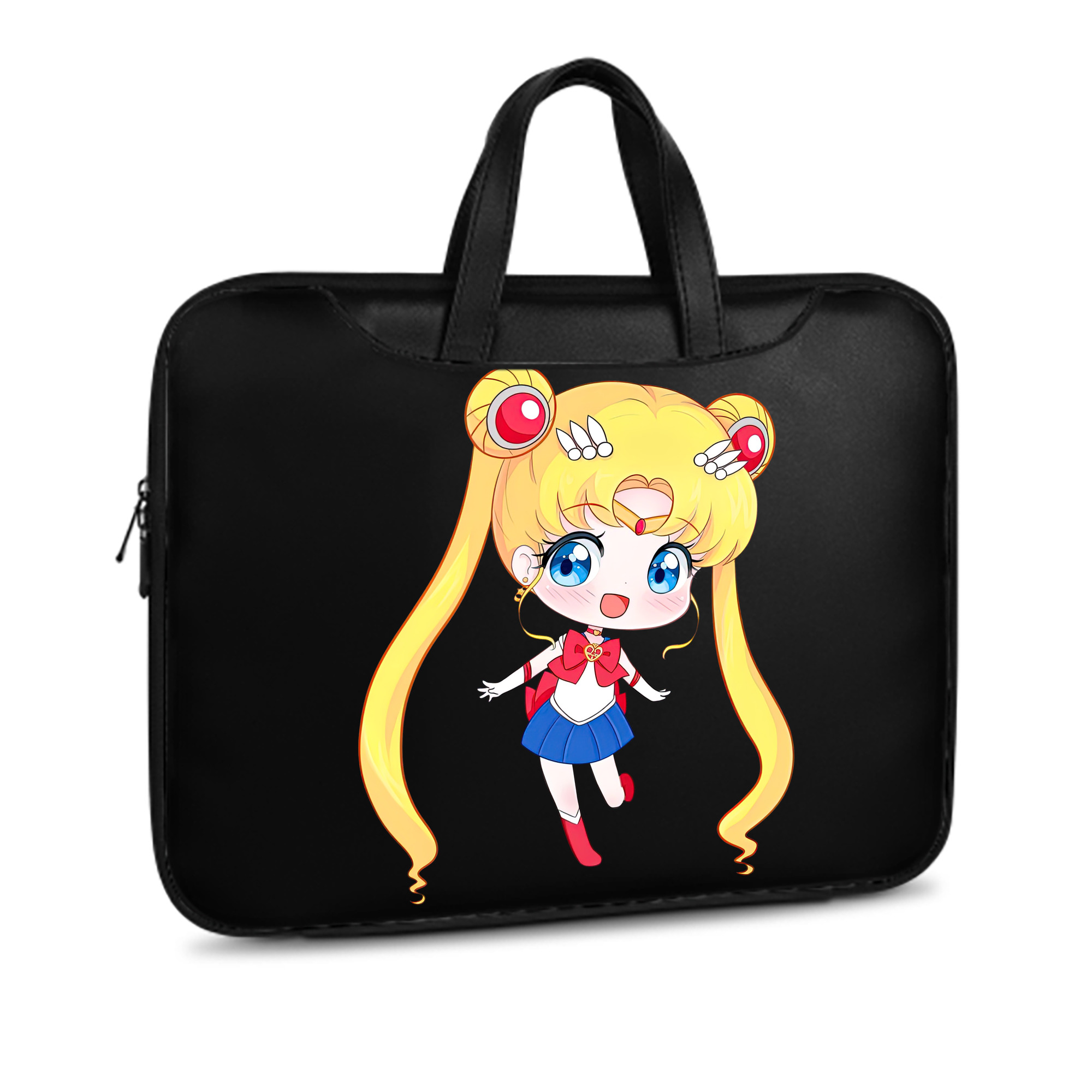 （画像用） 美少女戦士セーラームーン 月野 うさぎ つきの うさぎ Sailor Moon Tsukino Usagi レザーラップトップバッグ　ノートパソコンケース