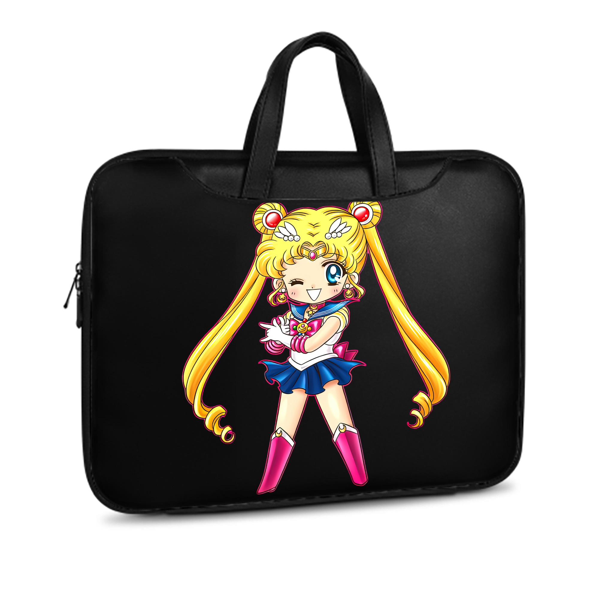 （画像用） 美少女戦士セーラームーン 月野 うさぎ つきの うさぎ Sailor Moon Tsukino Usagi レザーラップトップバッグ　ノートパソコンケース