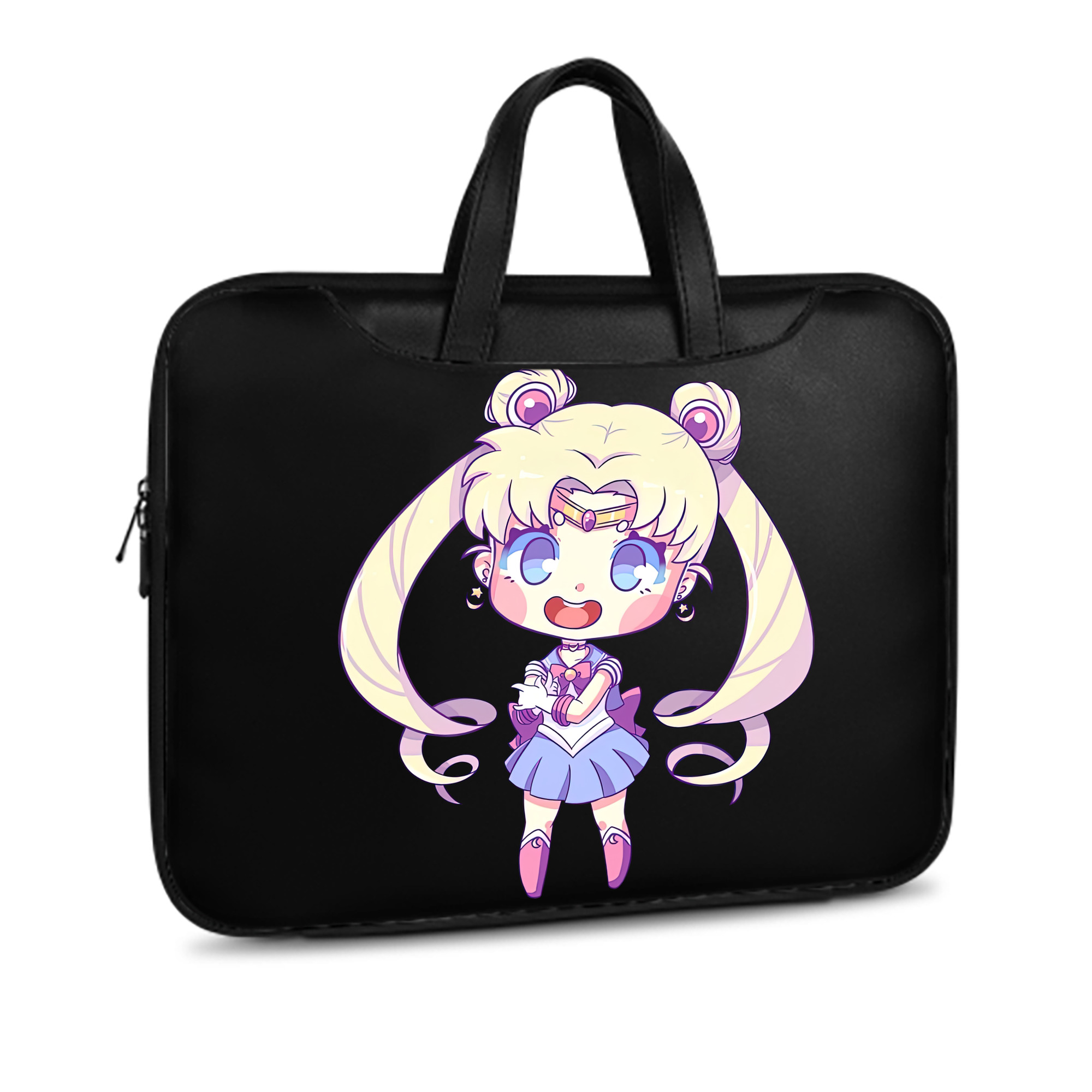 （画像用） 美少女戦士セーラームーン 月野 うさぎ つきの うさぎ Sailor Moon Tsukino Usagi レザーラップトップバッグ　ノートパソコンケース