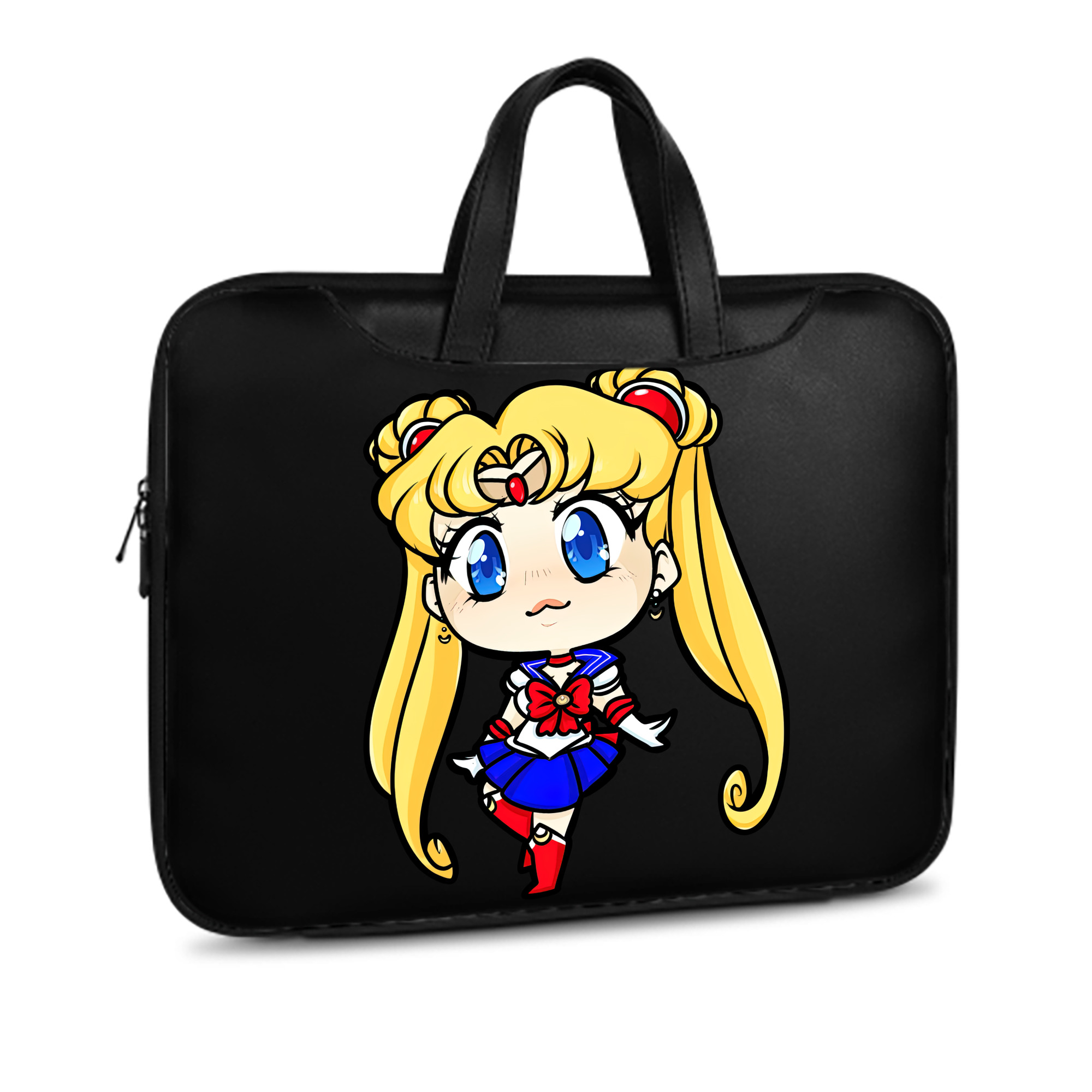 （画像用） 美少女戦士セーラームーン 月野 うさぎ つきの うさぎ Sailor Moon Tsukino Usagi レザーラップトップバッグ　ノートパソコンケース