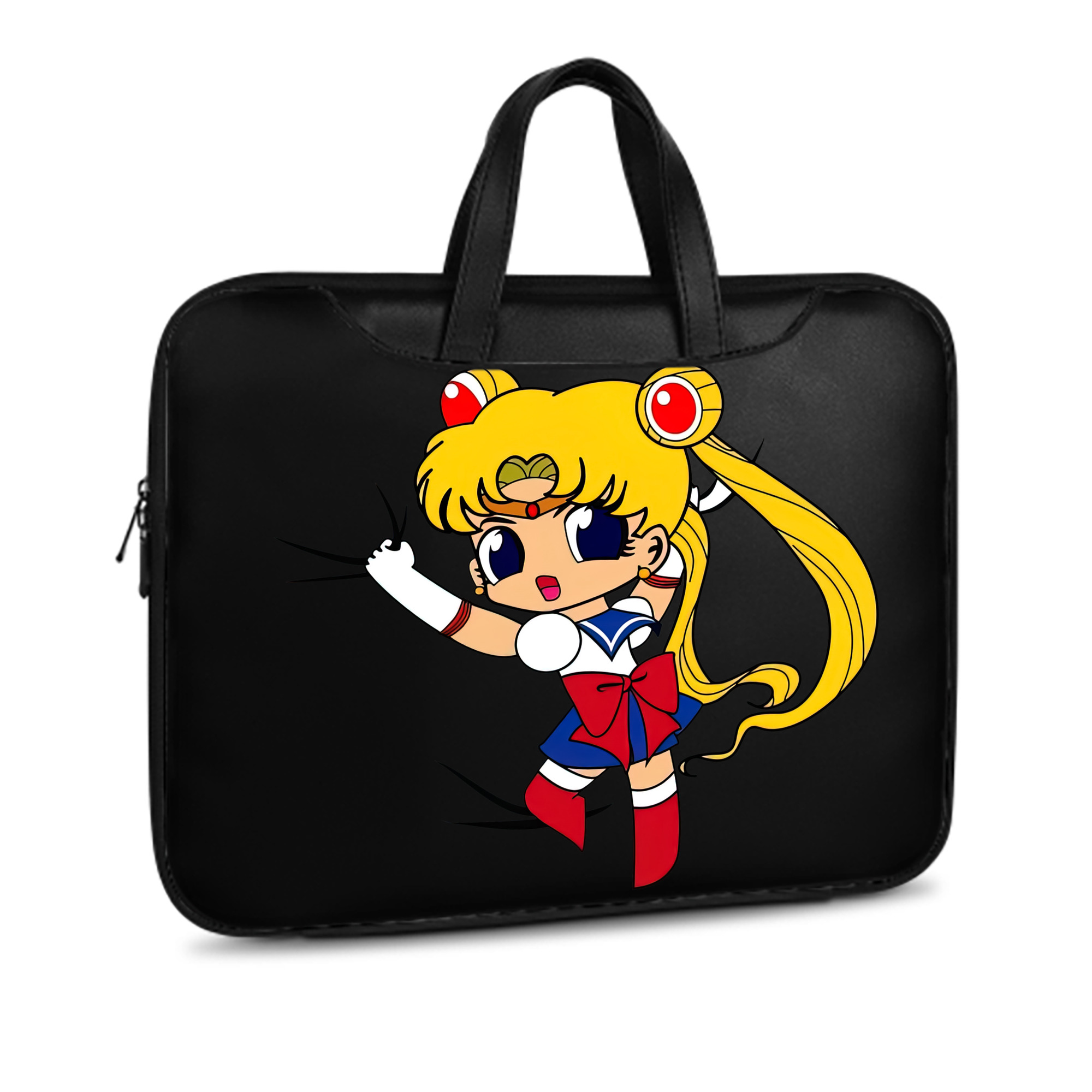 （画像用） 美少女戦士セーラームーン 月野 うさぎ つきの うさぎ Sailor Moon Tsukino Usagi レザーラップトップバッグ　ノートパソコンケース