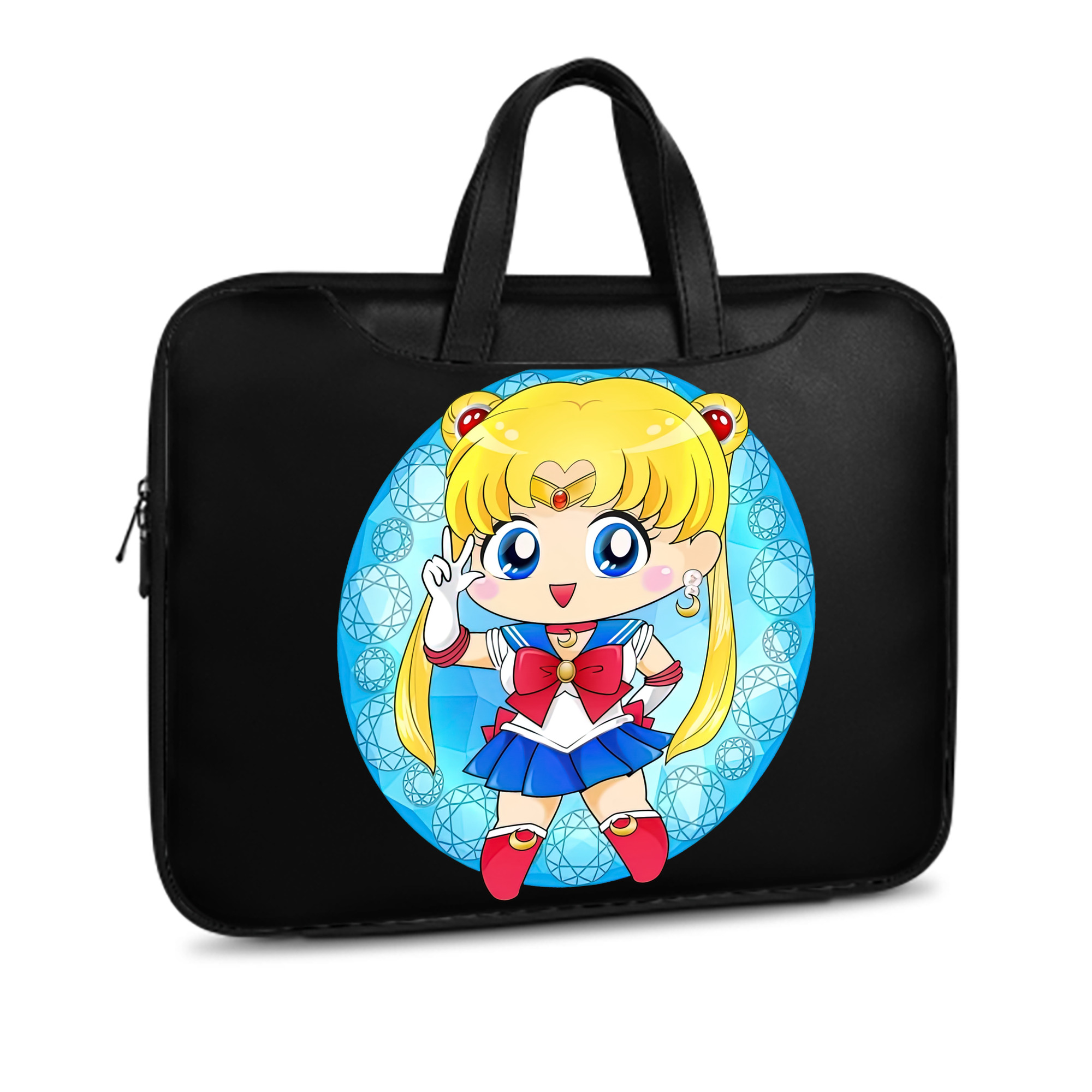 （画像用） 美少女戦士セーラームーン 月野 うさぎ つきの うさぎ Sailor Moon Tsukino Usagi レザーラップトップバッグ　ノートパソコンケース