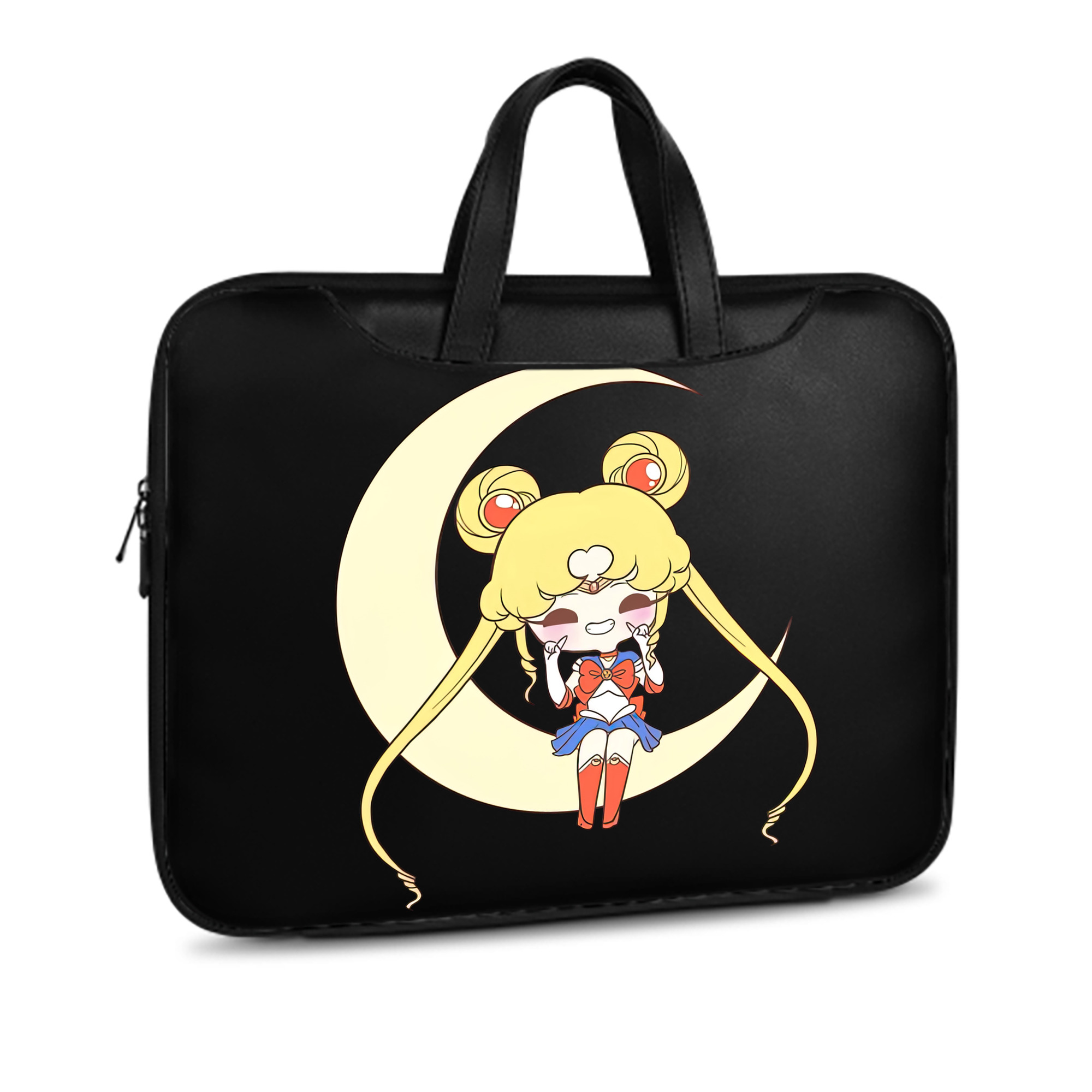 （画像用） 美少女戦士セーラームーン 月野 うさぎ つきの うさぎ Sailor Moon Tsukino Usagi レザーラップトップバッグ　ノートパソコンケース