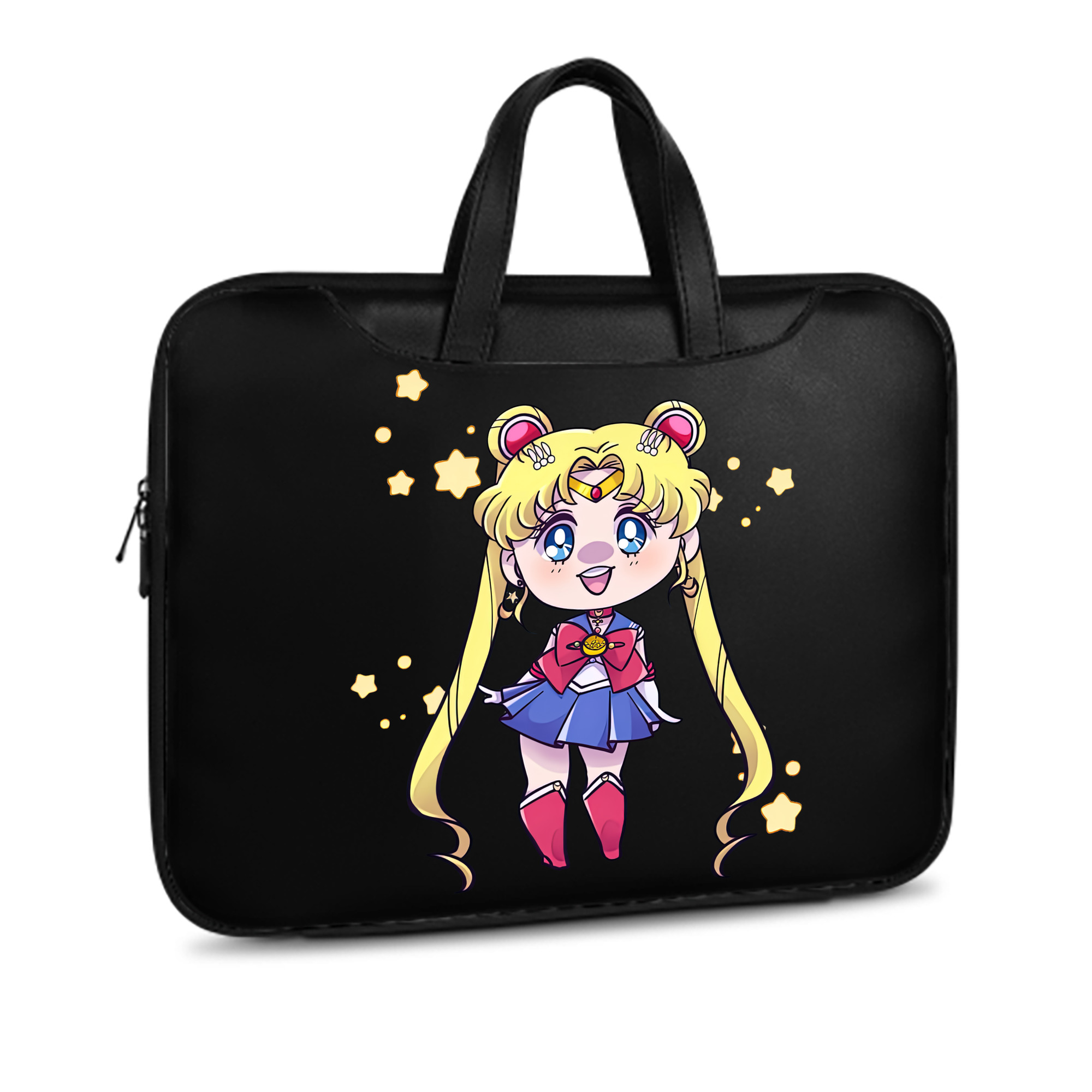 （画像用） 美少女戦士セーラームーン 月野 うさぎ つきの うさぎ Sailor Moon Tsukino Usagi レザーラップトップバッグ　ノートパソコンケース