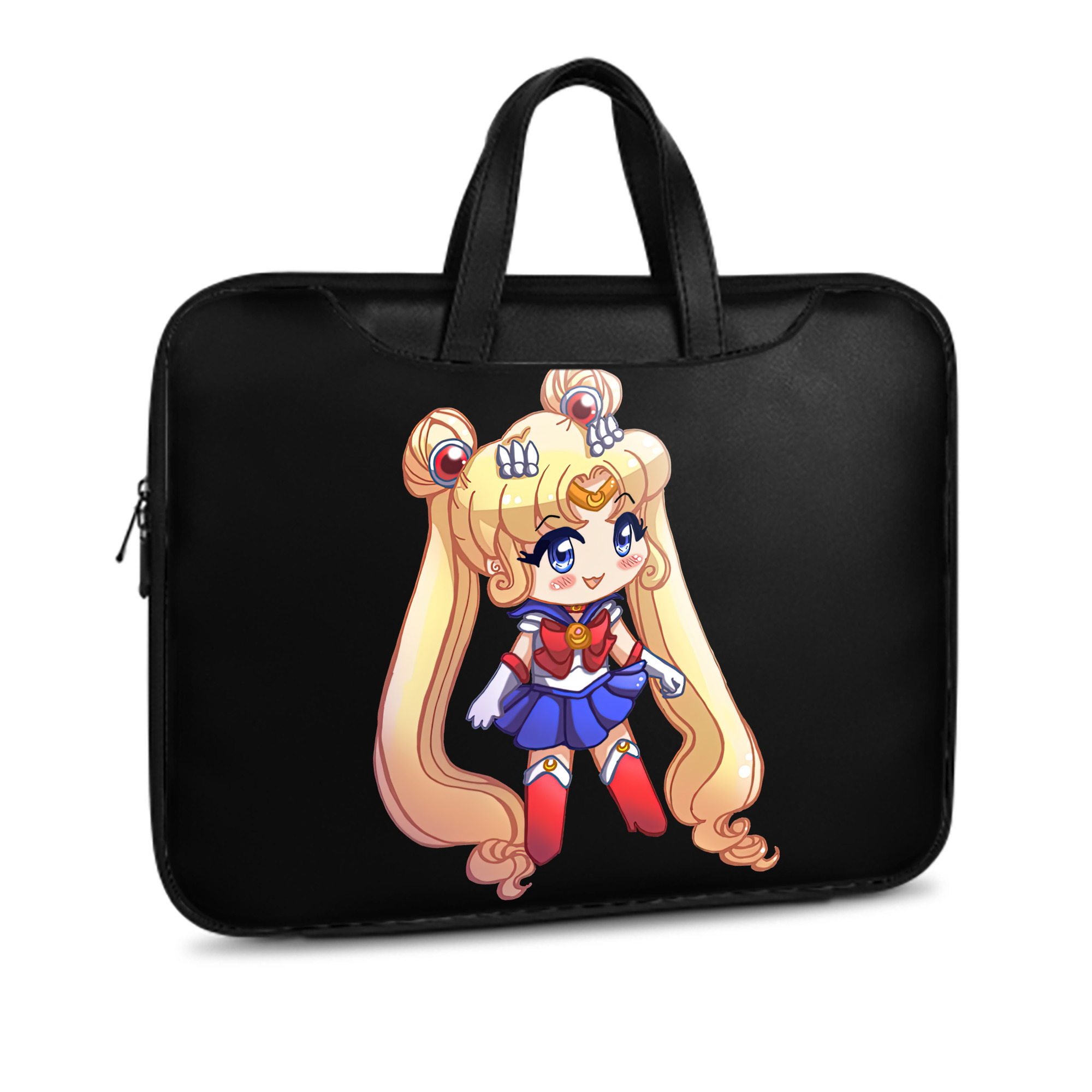 （画像用） 美少女戦士セーラームーン 月野 うさぎ つきの うさぎ Sailor Moon Tsukino Usagi レザーラップトップバッグ　ノートパソコンケース