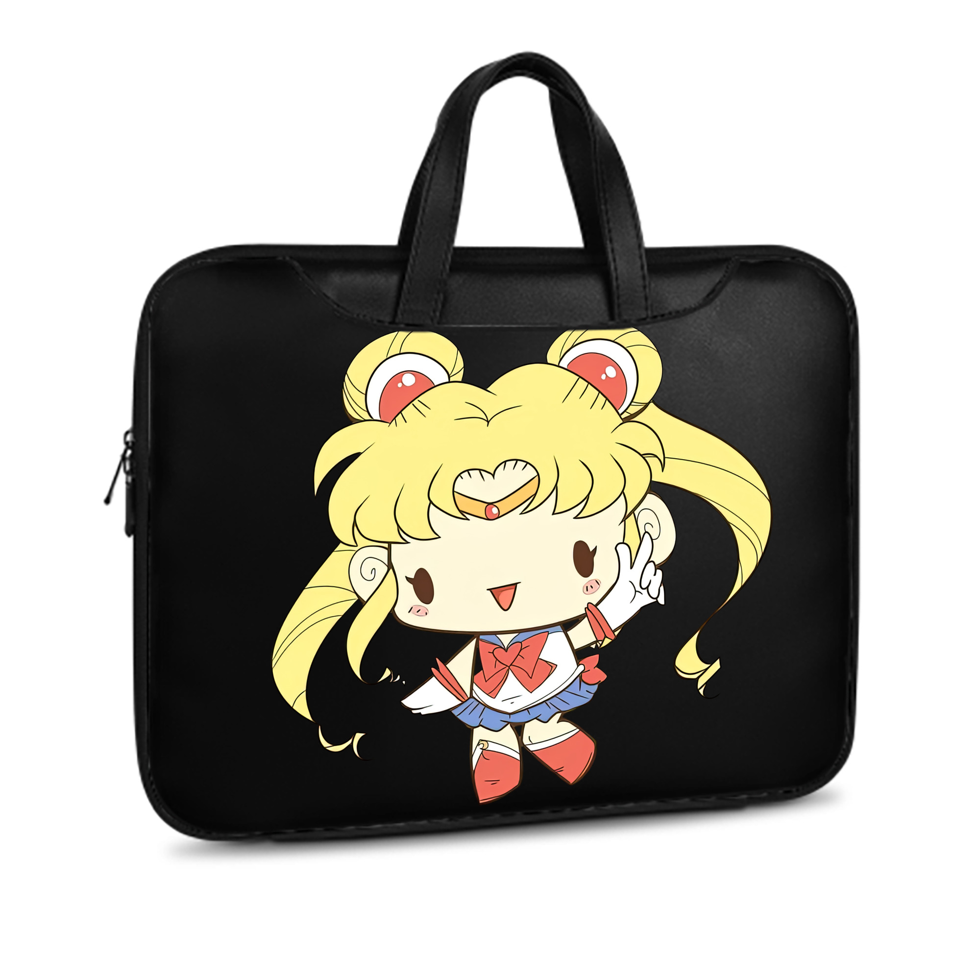 （画像用） 美少女戦士セーラームーン 月野 うさぎ つきの うさぎ Sailor Moon Tsukino Usagi レザーラップトップバッグ　ノートパソコンケース
