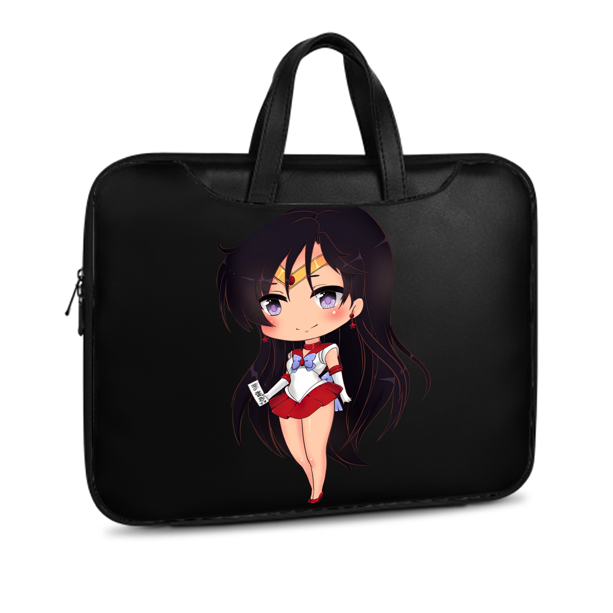 （画像用） 美少女戦士セーラームーン 火野レイ ひの レイ Sailor Moon Hino Rei （セーラーマーズ,Sailor Mars） レザーラップトップバッグ　ノートパソコンケース