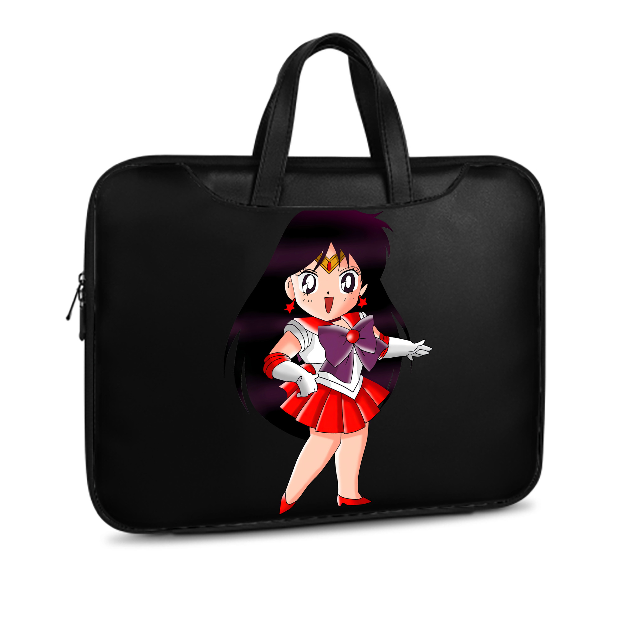 （画像用） 美少女戦士セーラームーン 火野レイ ひの レイ Sailor Moon Hino Rei （セーラーマーズ,Sailor Mars） レザーラップトップバッグ　ノートパソコンケース