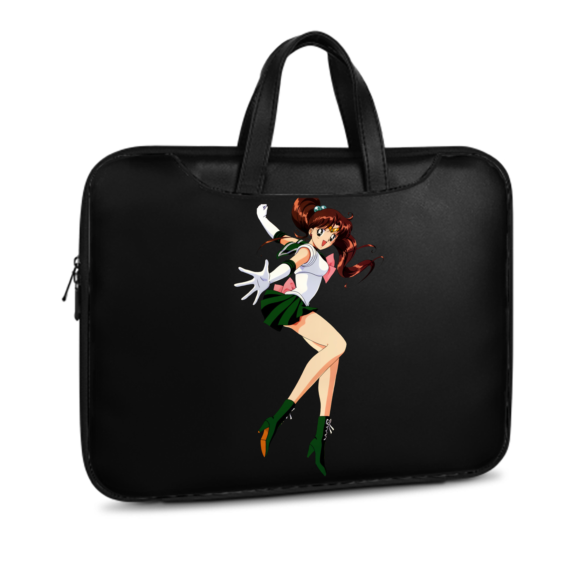 （画像用） 美少女戦士セーラームーン 木野 まこと きの まこと Sailor Moon Kino Makoto （セーラージュピター；Sailor Jupiter） レザーラップトップバッグ　ノートパソコンケース