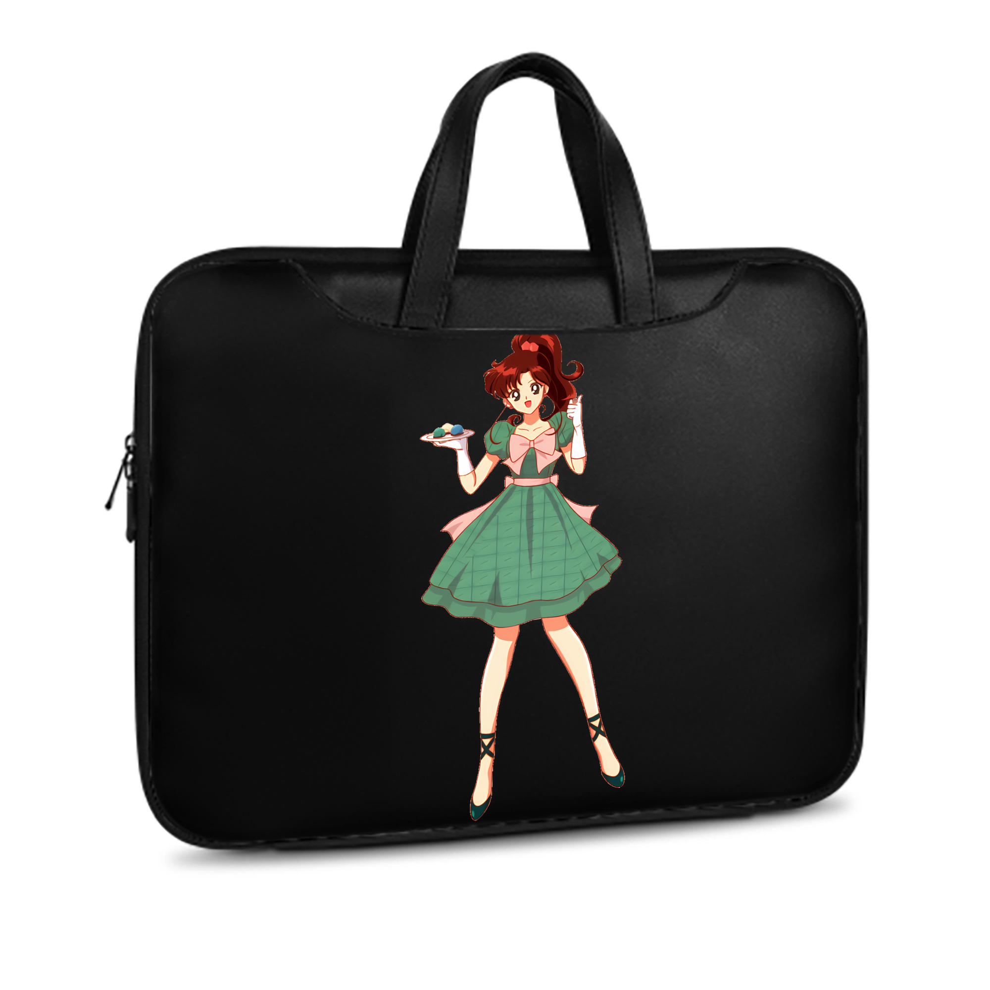 （画像用） 美少女戦士セーラームーン 木野 まこと きの まこと Sailor Moon Kino Makoto （セーラージュピター；Sailor Jupiter） レザーラップトップバッグ　ノートパソコンケース
