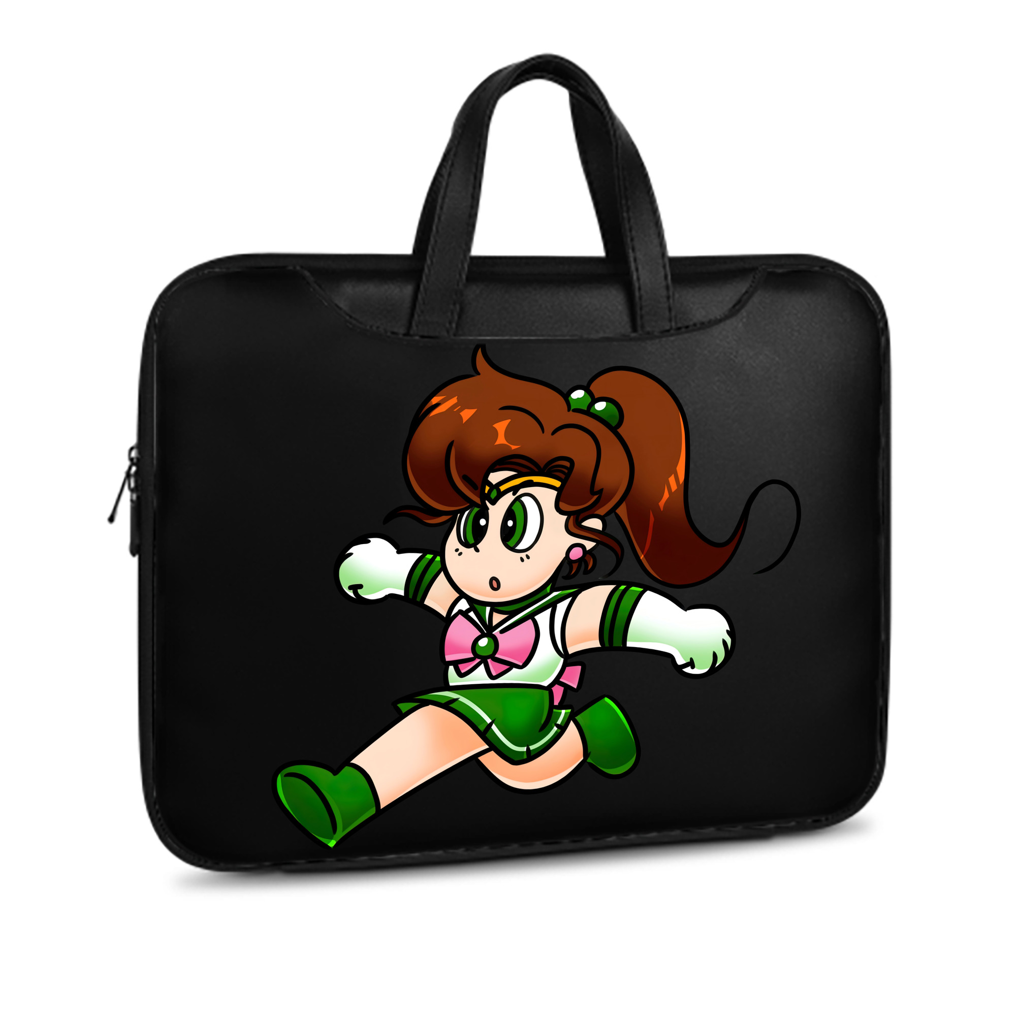 （画像用） 美少女戦士セーラームーン 木野 まこと きの まこと Sailor Moon Kino Makoto （セーラージュピター；Sailor Jupiter） レザーラップトップバッグ　ノートパソコンケース