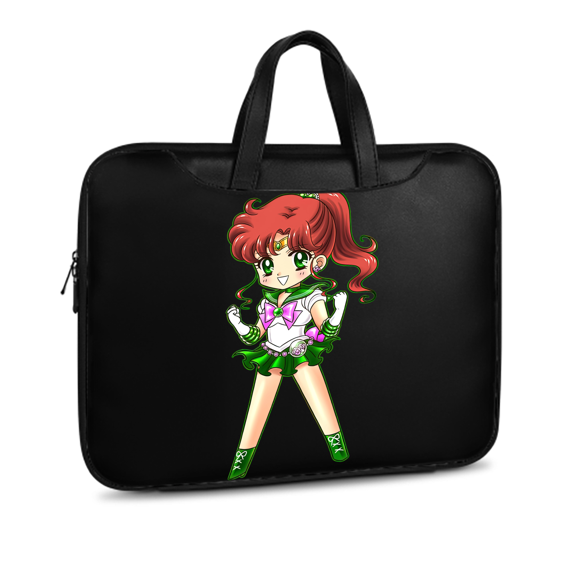 （画像用） 美少女戦士セーラームーン 木野 まこと きの まこと Sailor Moon Kino Makoto （セーラージュピター；Sailor Jupiter） レザーラップトップバッグ　ノートパソコンケース