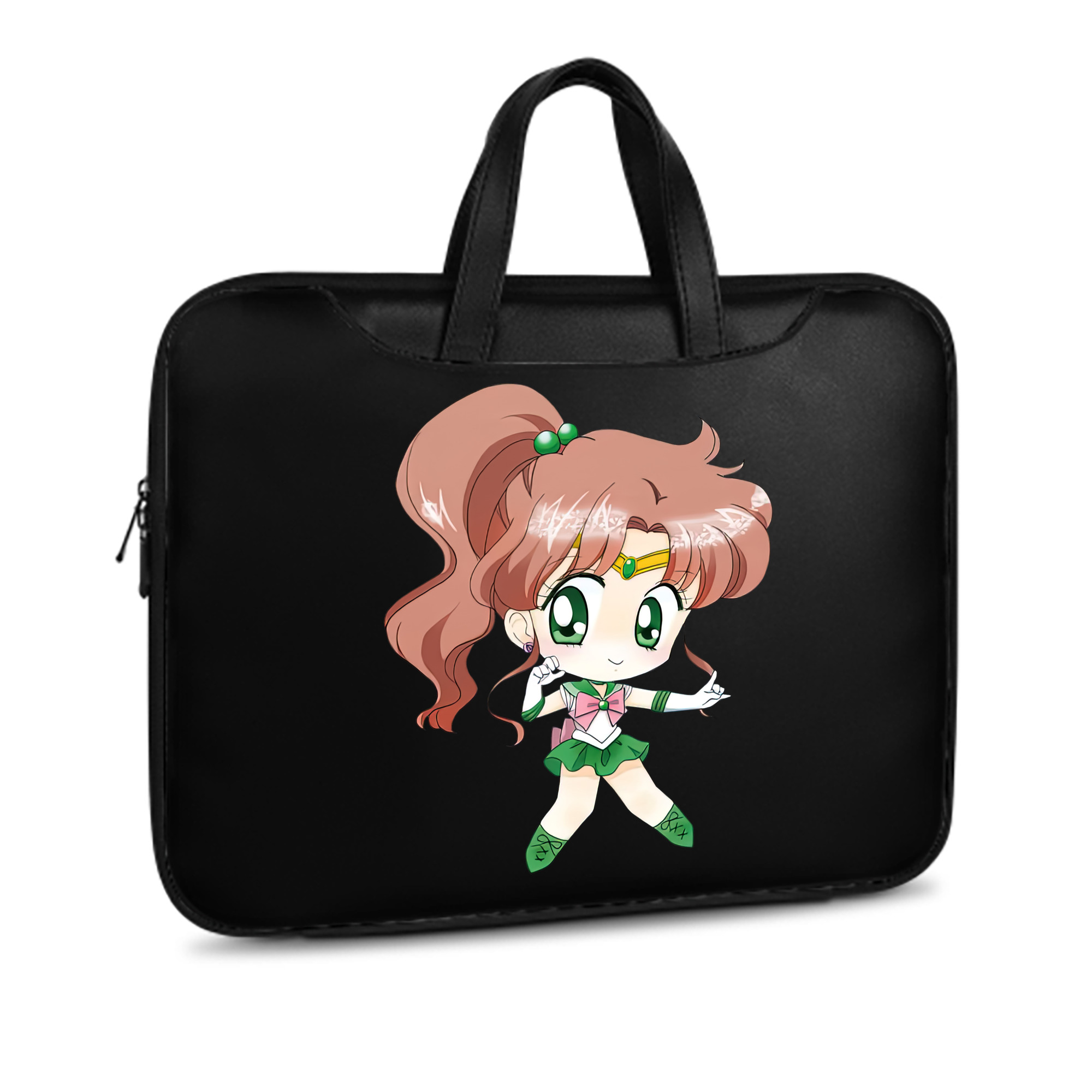 （画像用） 美少女戦士セーラームーン 木野 まこと きの まこと Sailor Moon Kino Makoto （セーラージュピター；Sailor Jupiter） レザーラップトップバッグ　ノートパソコンケース