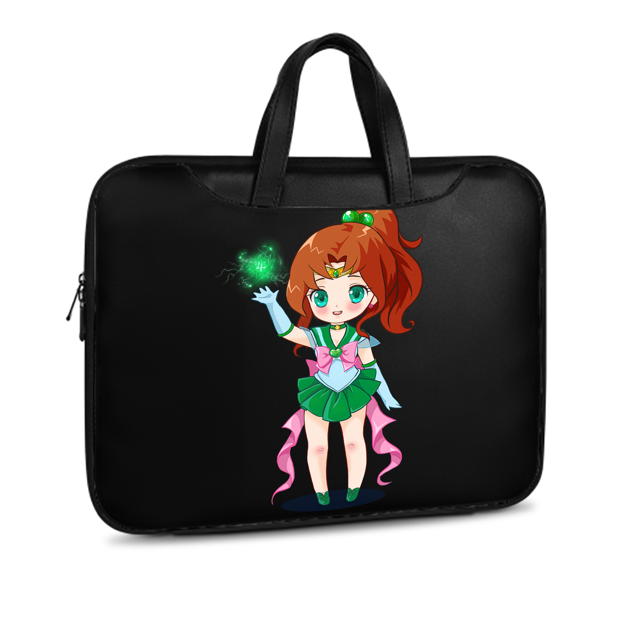 （画像用） 美少女戦士セーラームーン 木野 まこと きの まこと Sailor Moon Kino Makoto （セーラージュピター；Sailor Jupiter） レザーラップトップバッグ　ノートパソコンケース