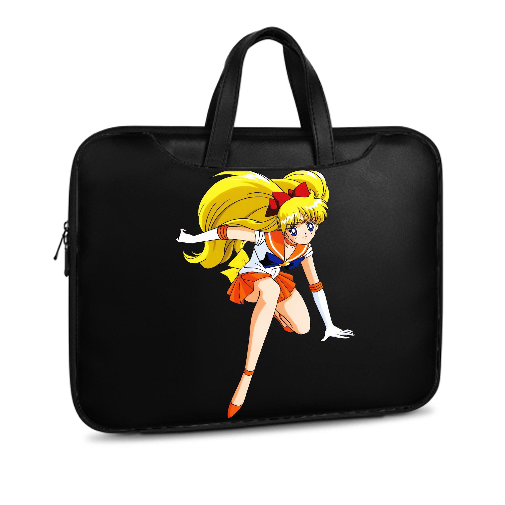 （画像用） 美少女戦士セーラームーン 愛野 美奈子 あいの みなこ Sailor Moon Aino Minako レザーラップトップバッグ　ノートパソコンケース