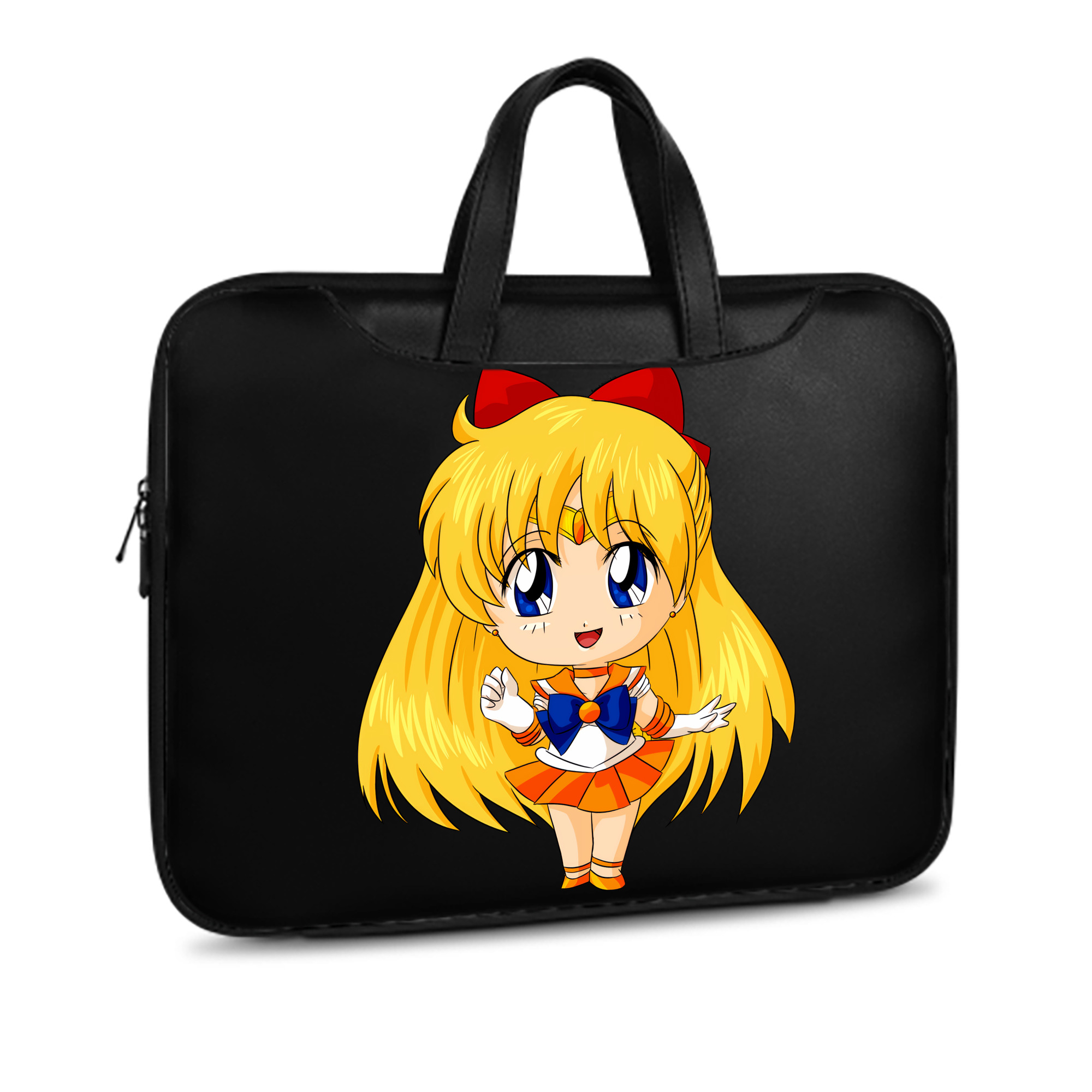 （画像用） 美少女戦士セーラームーン 愛野 美奈子 あいの みなこ Sailor Moon Aino Minako レザーラップトップバッグ　ノートパソコンケース