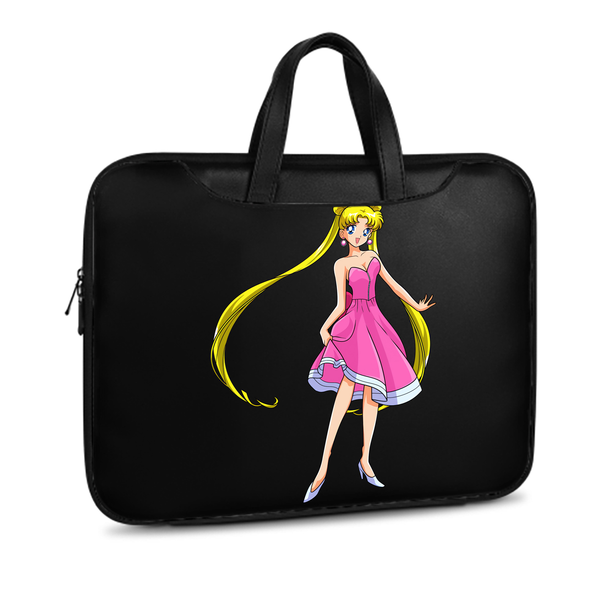（画像用） 美少女戦士セーラームーン 愛野 美奈子 あいの みなこ Sailor Moon Aino Minako レザーラップトップバッグ　ノートパソコンケース